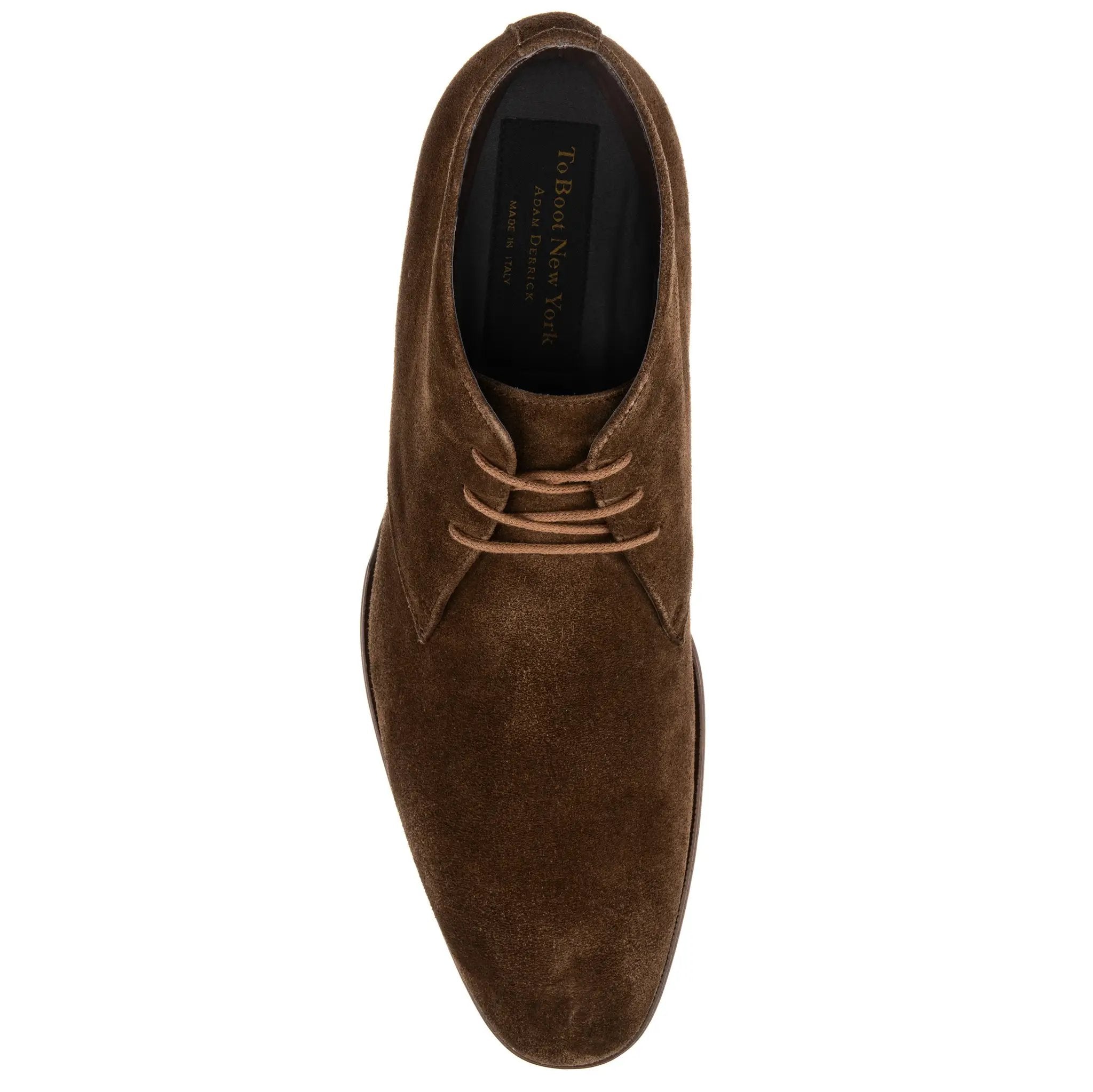 Leigh Mid Brown Suede Chukka Boot by To Boot New York