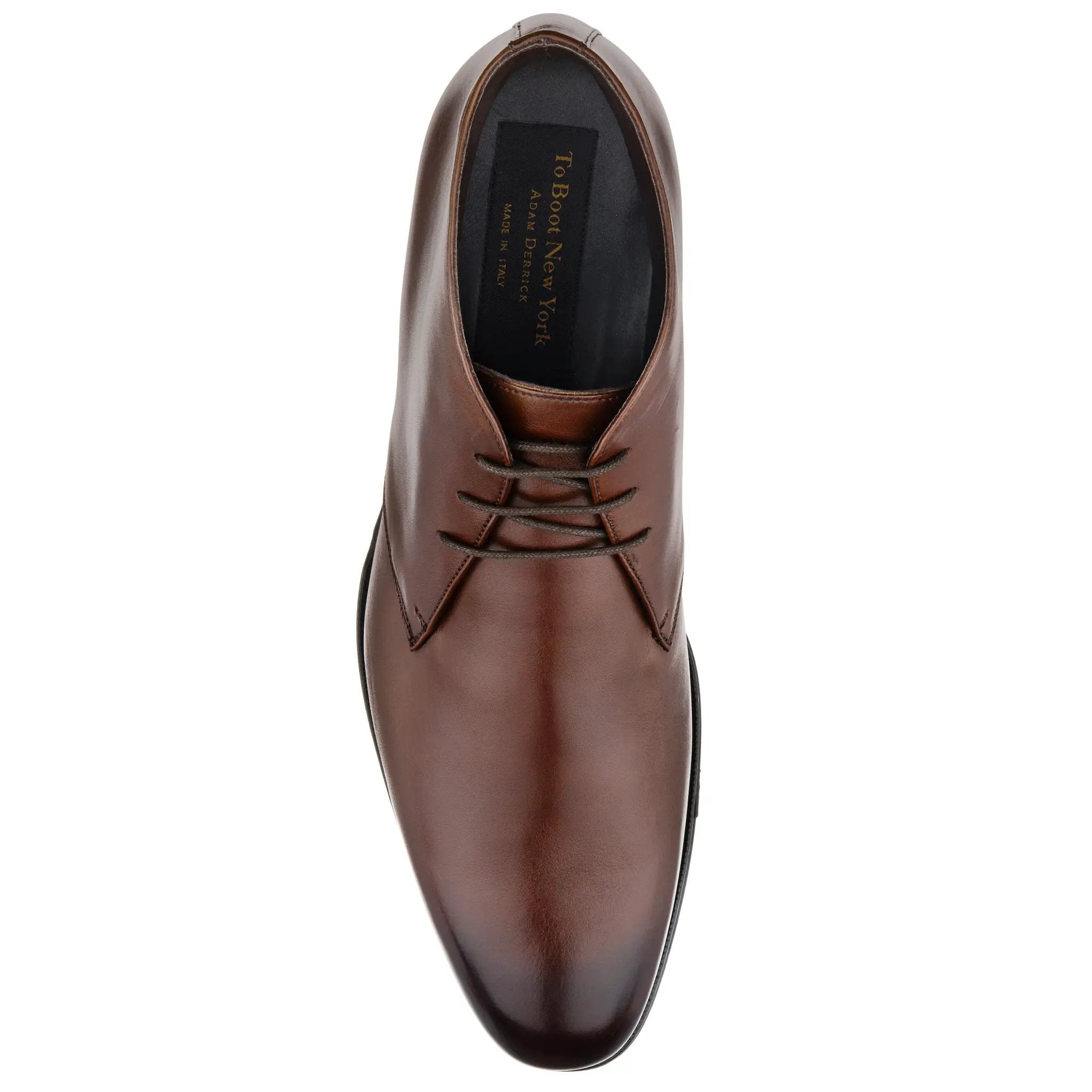 Leigh Burnished Brown Calf Chukka Boot by To Boot New York