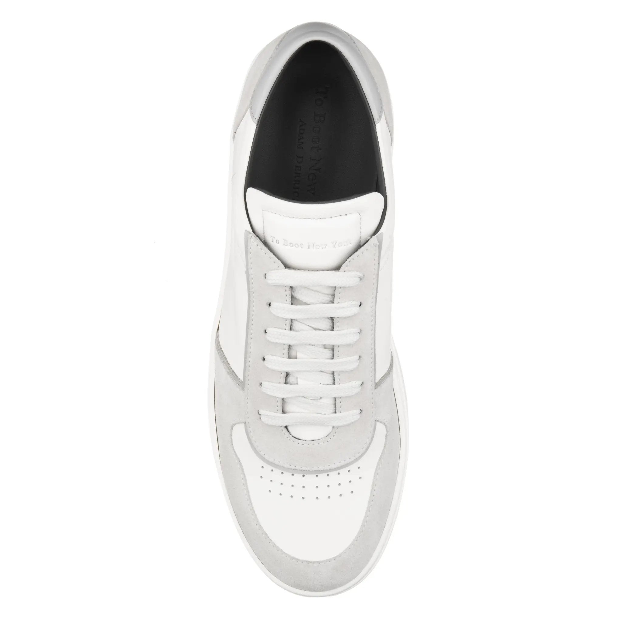 Lennon White/Grey Court Sneaker by To Boot New York
