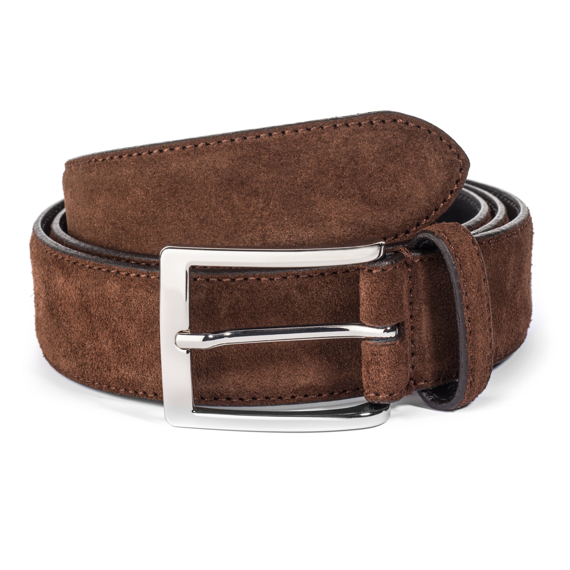 Brown Suede Belt