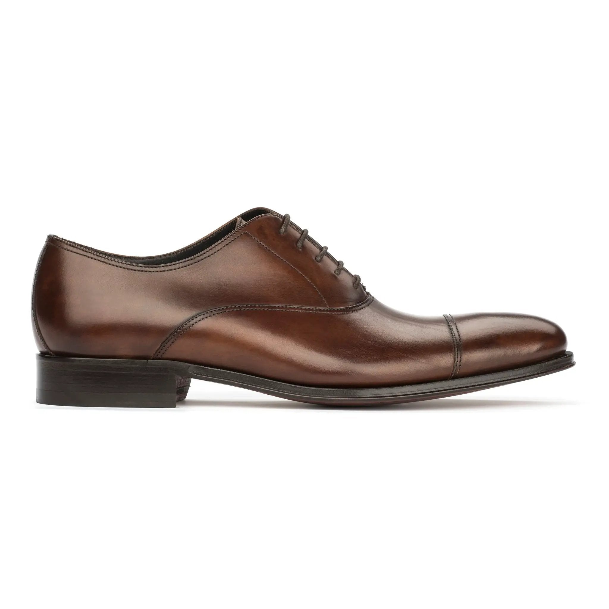Aidan Burnished Brown Cap Toe Oxford by To Boot New York