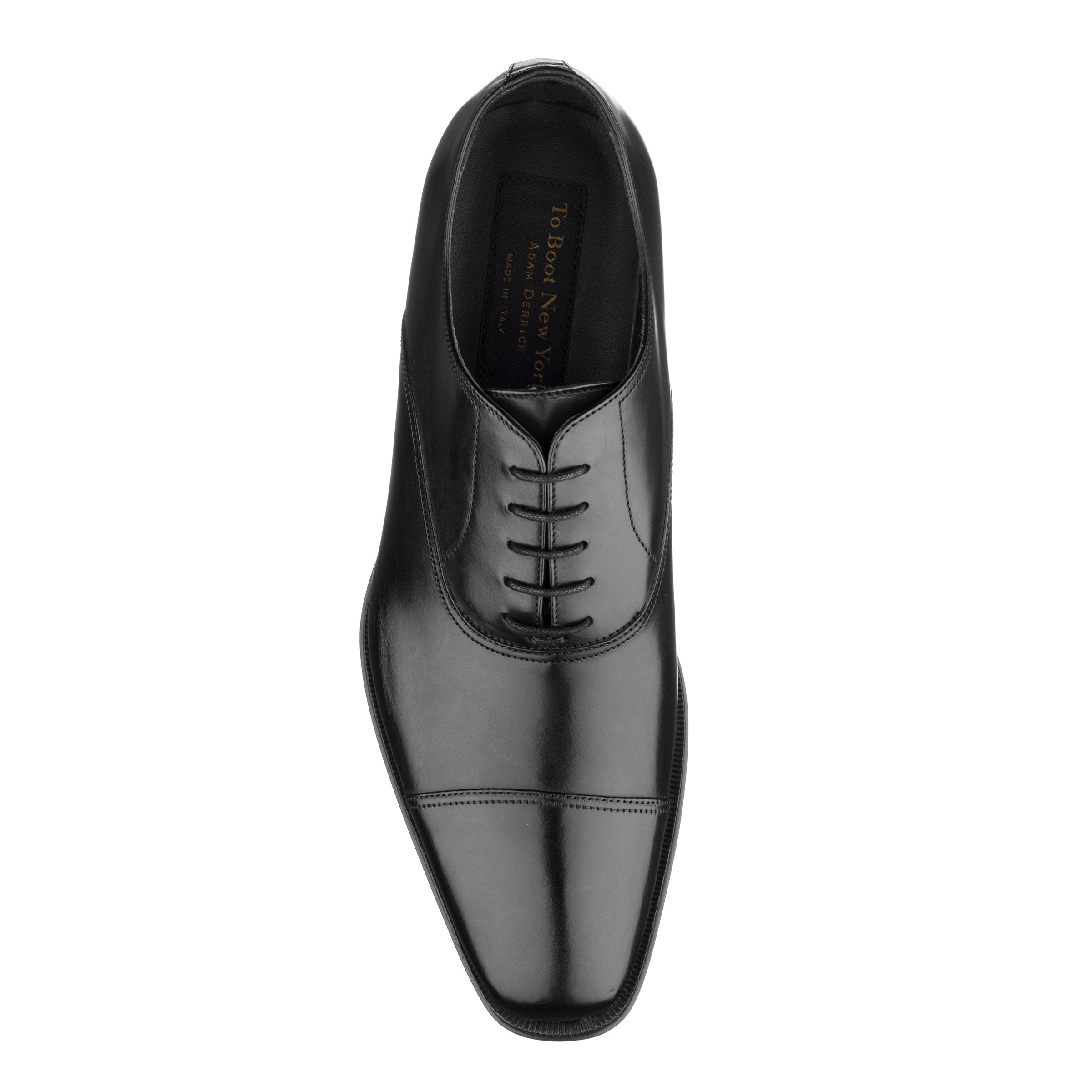 Aidan Black Cap Toe Oxford