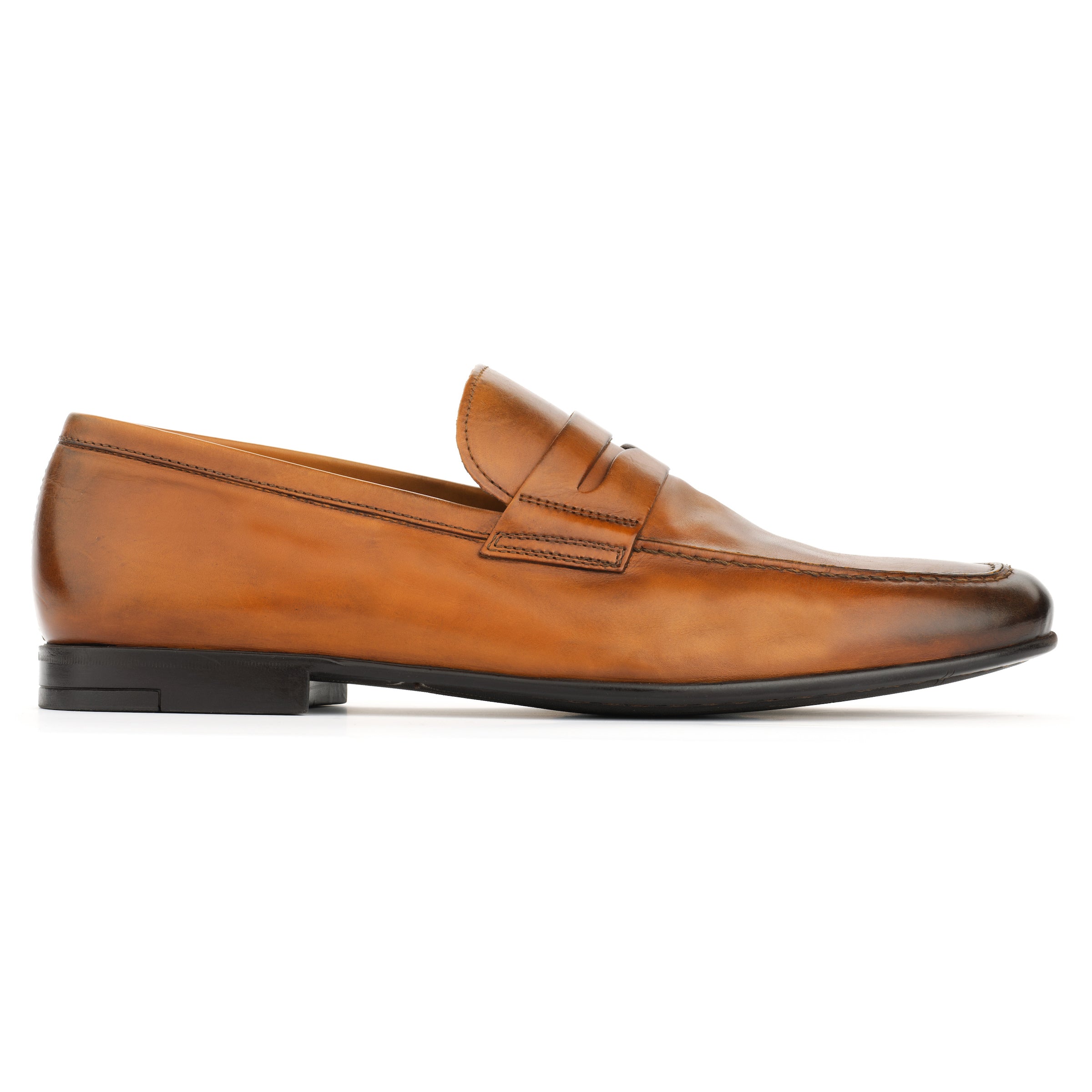 Alek Cognac Penny Loafer