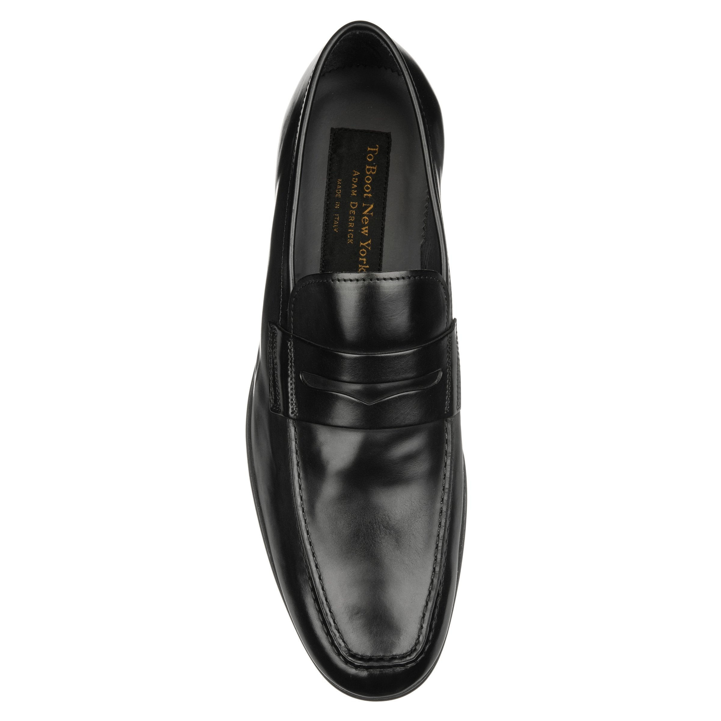 Alek Black Penny Loafer