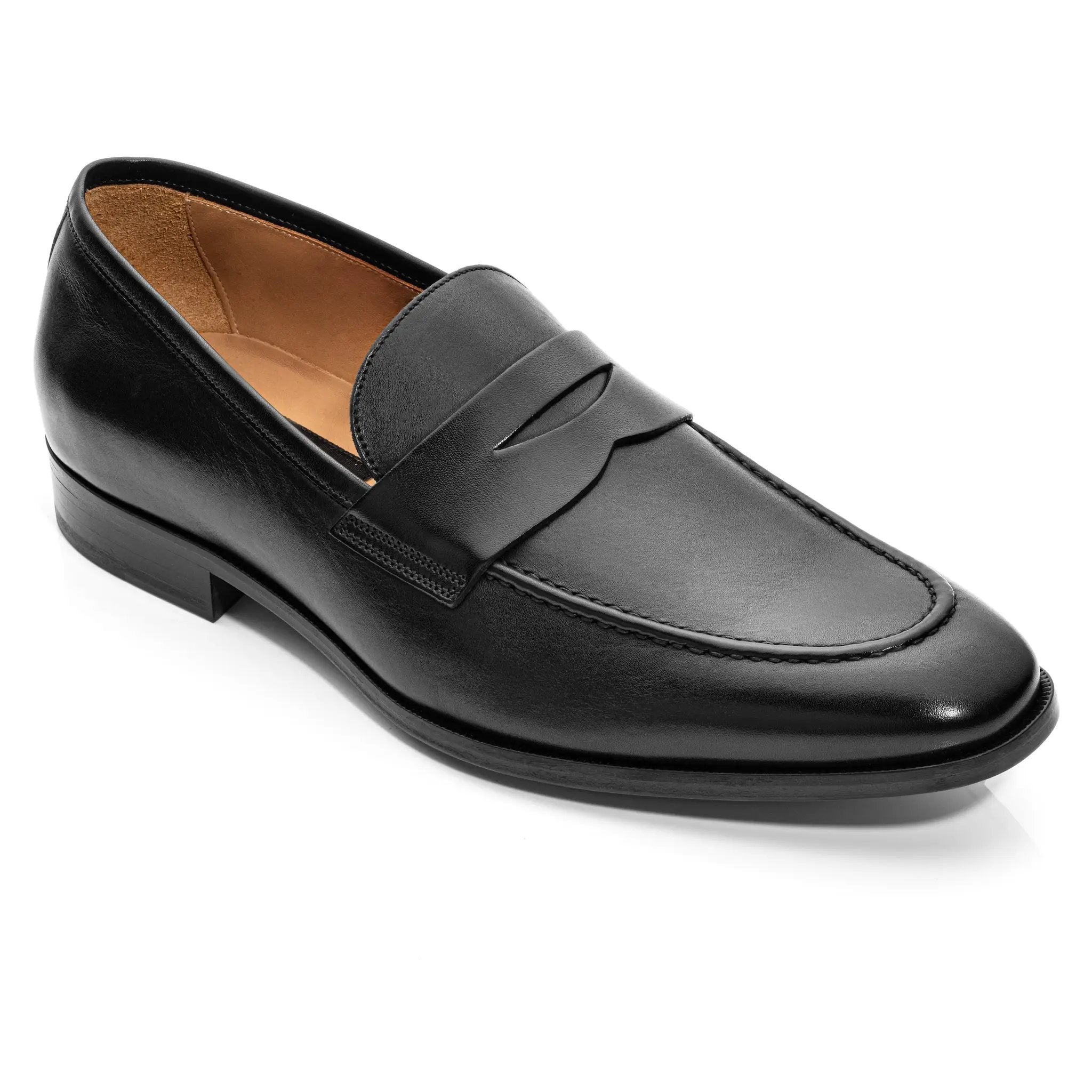 Tesoro Black Calf Slip-on Penny Loafer by To Boot New York