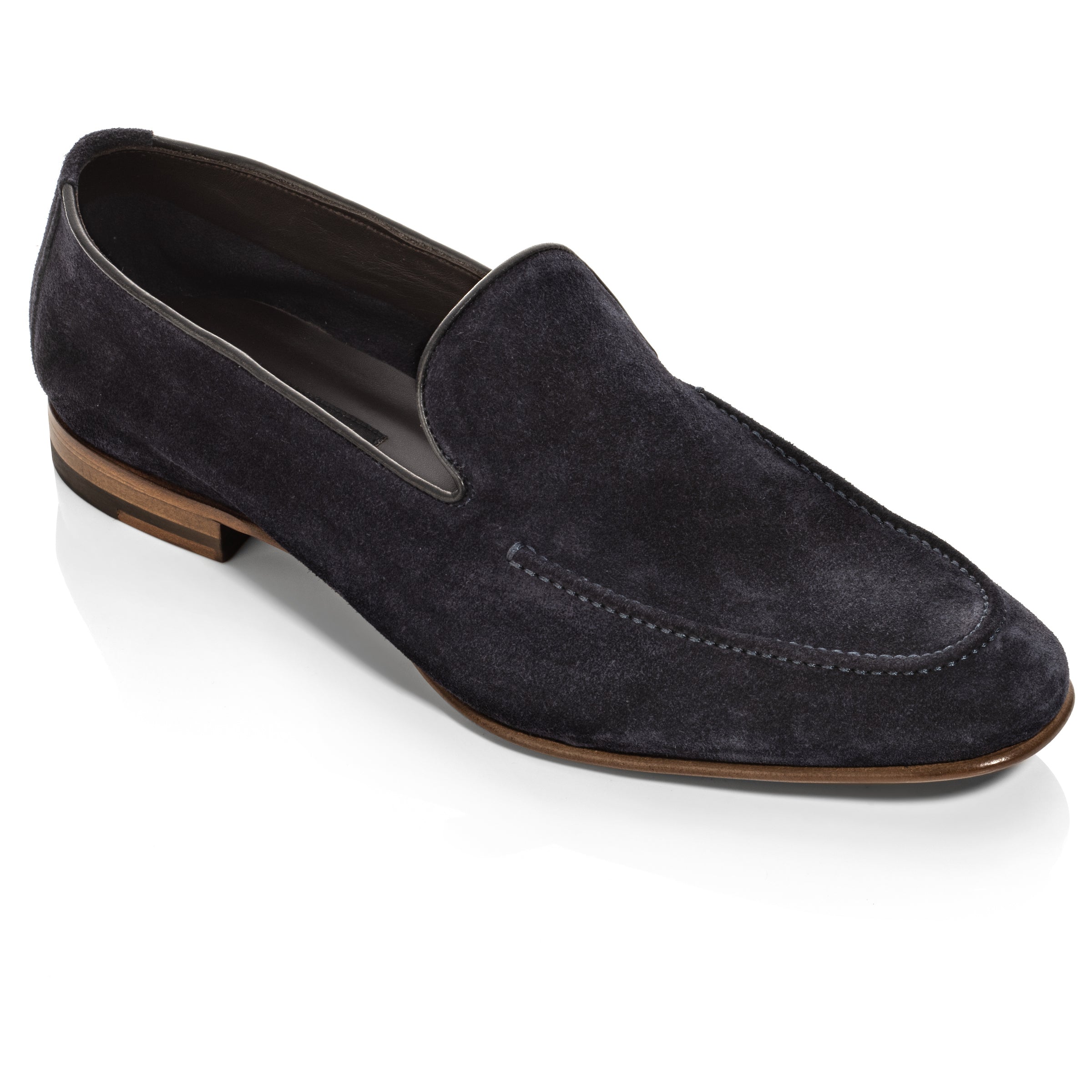 Beamon Navy Suede Slip on