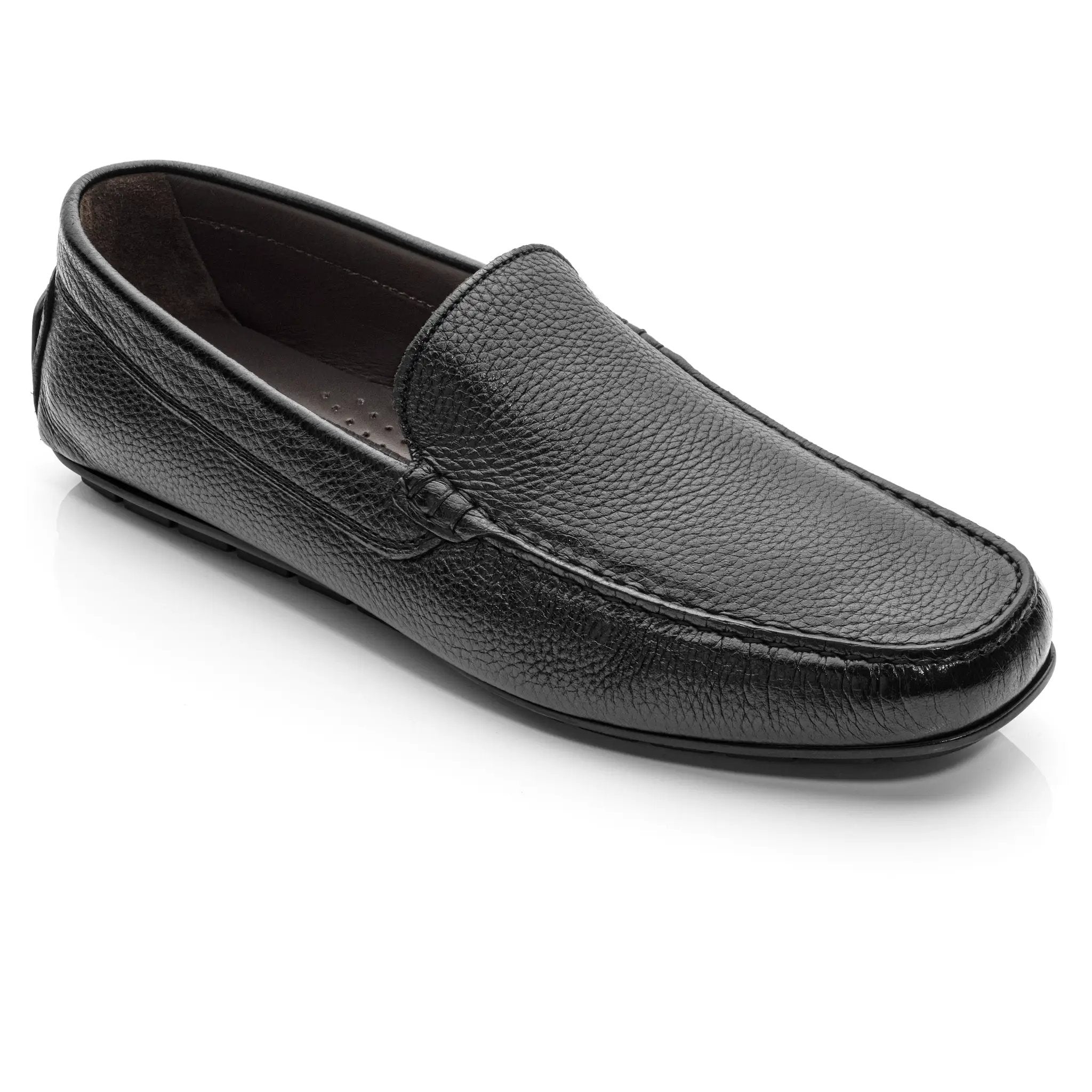 Key Largo Black Deerskin Driving Shoe by To Boot New York