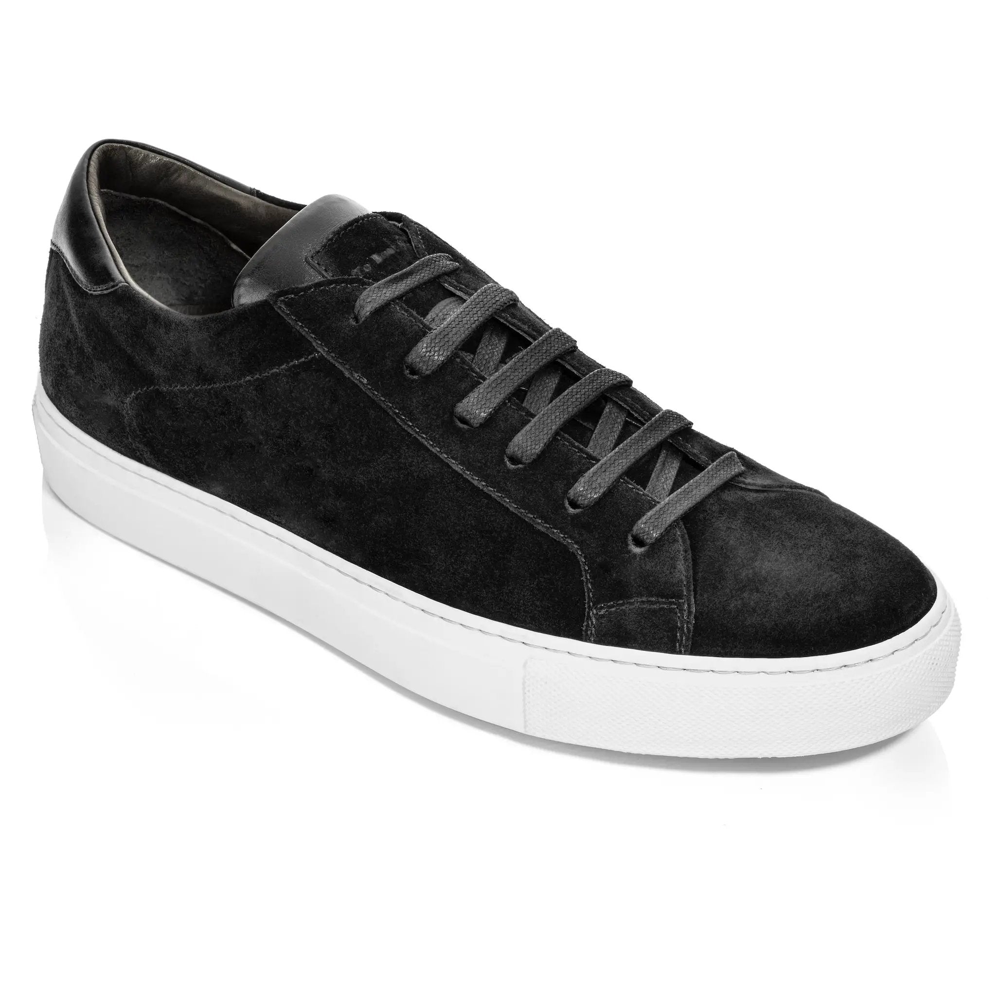 Alpha Black Suede Sneaker by To Boot New York