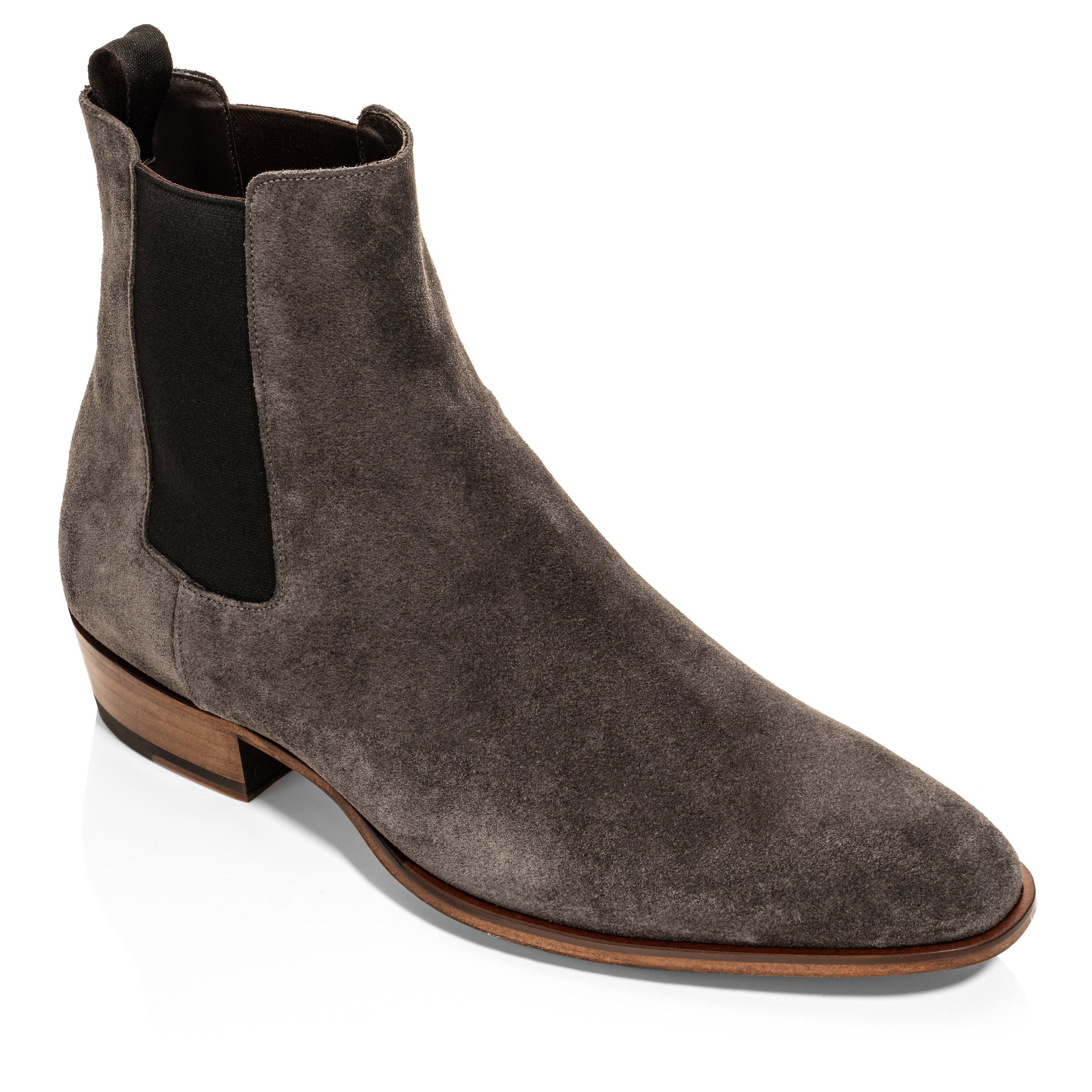 Shawn Grey Suede Chelsea Boot