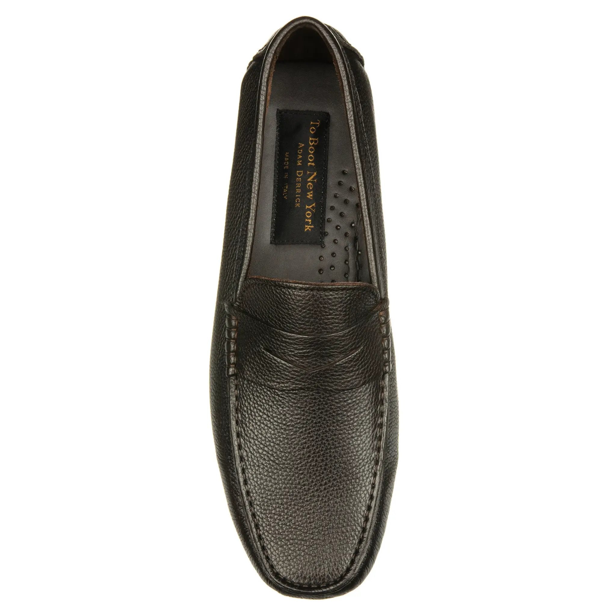 Ashbery Dark Brown Driving Shoe by To Boot New York