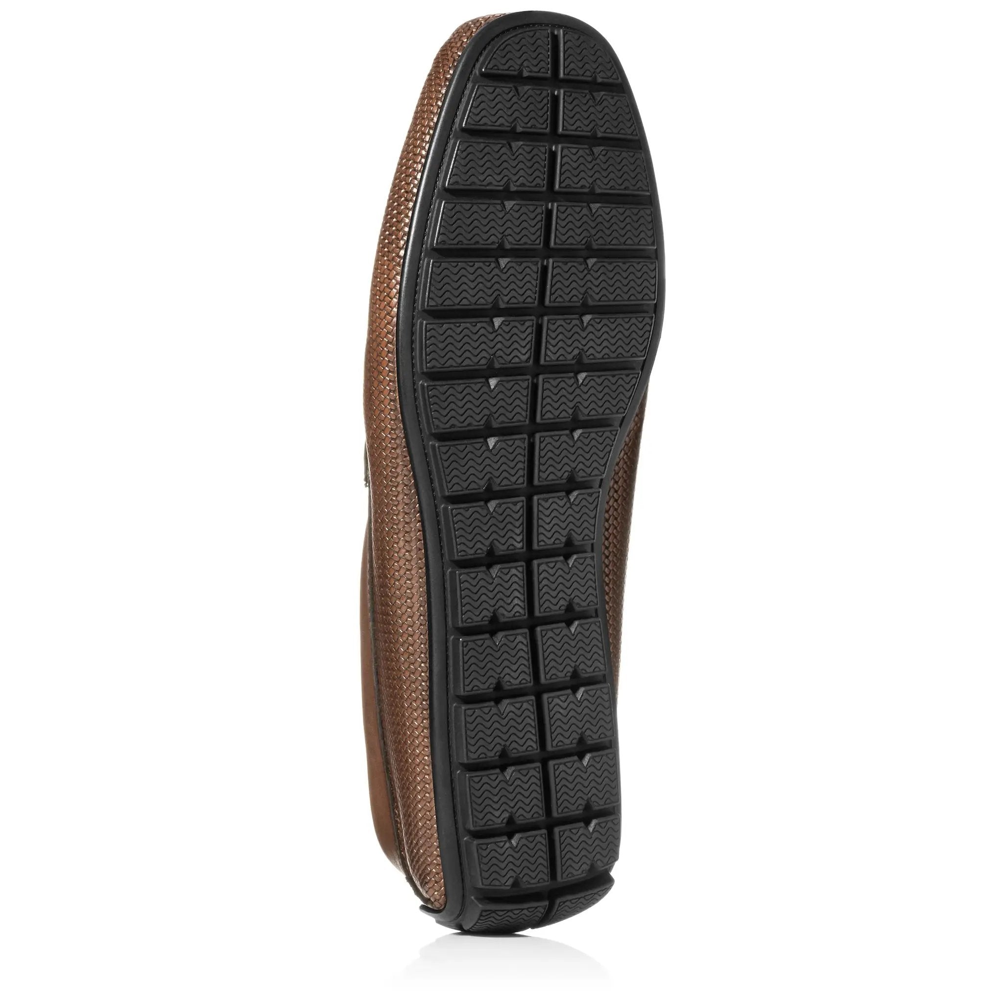 Magnus Burnished Tan Embossed Driving Shoe by To Boot New York