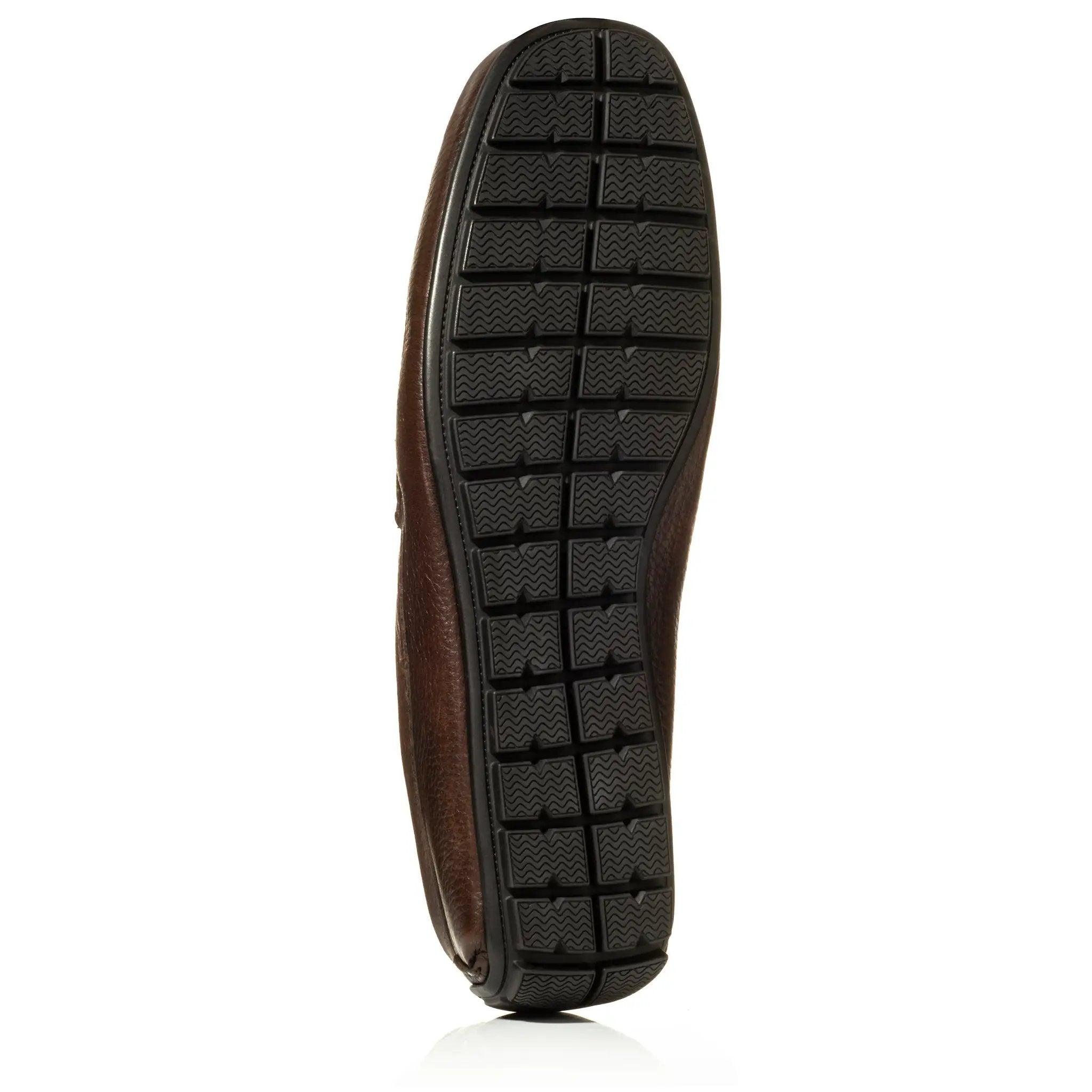 Vieques Mid Brown Deerskin Penny Driving Loafer by To Boot New York