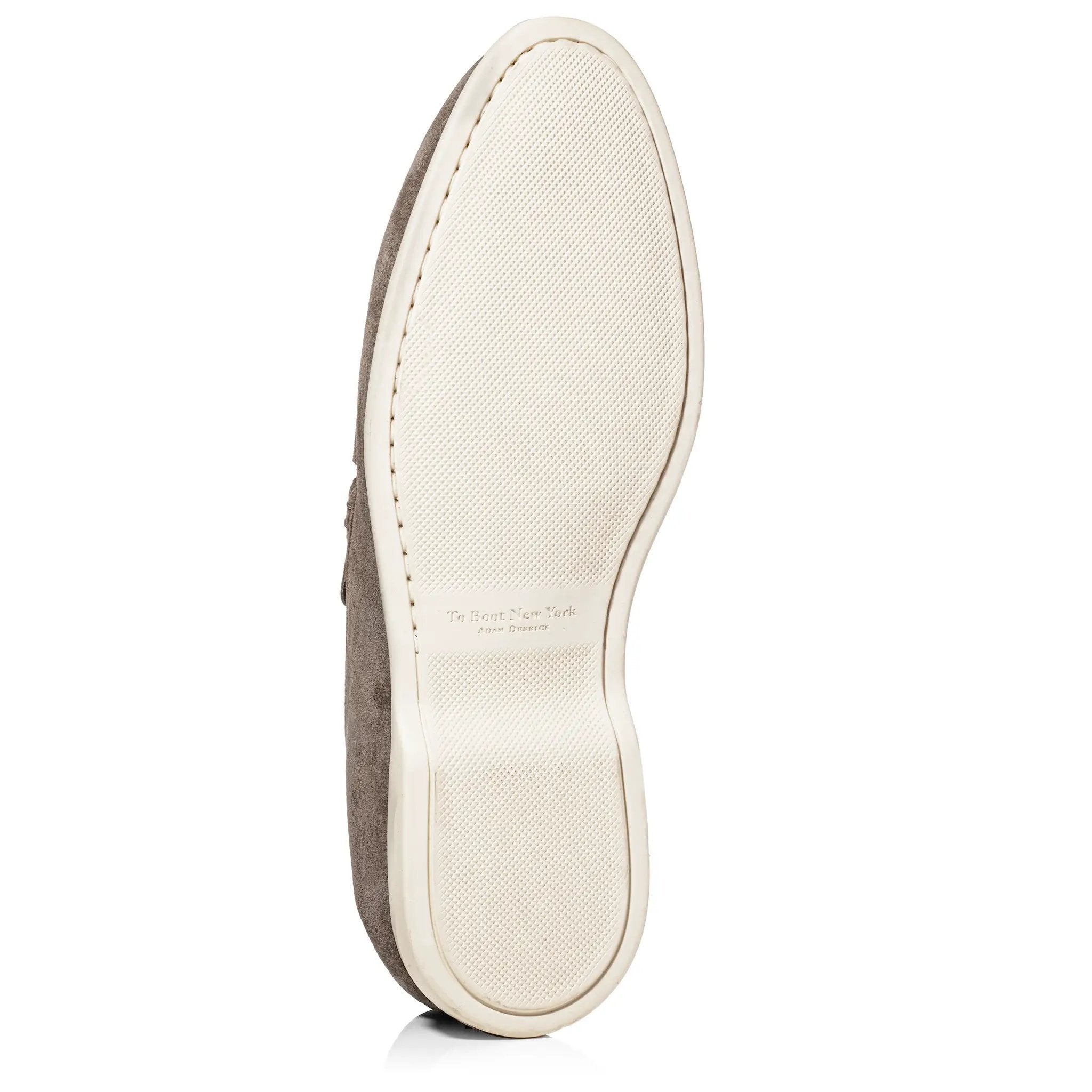 Cassidy Taupe Suede Slip-On Loafer by To Boot New York