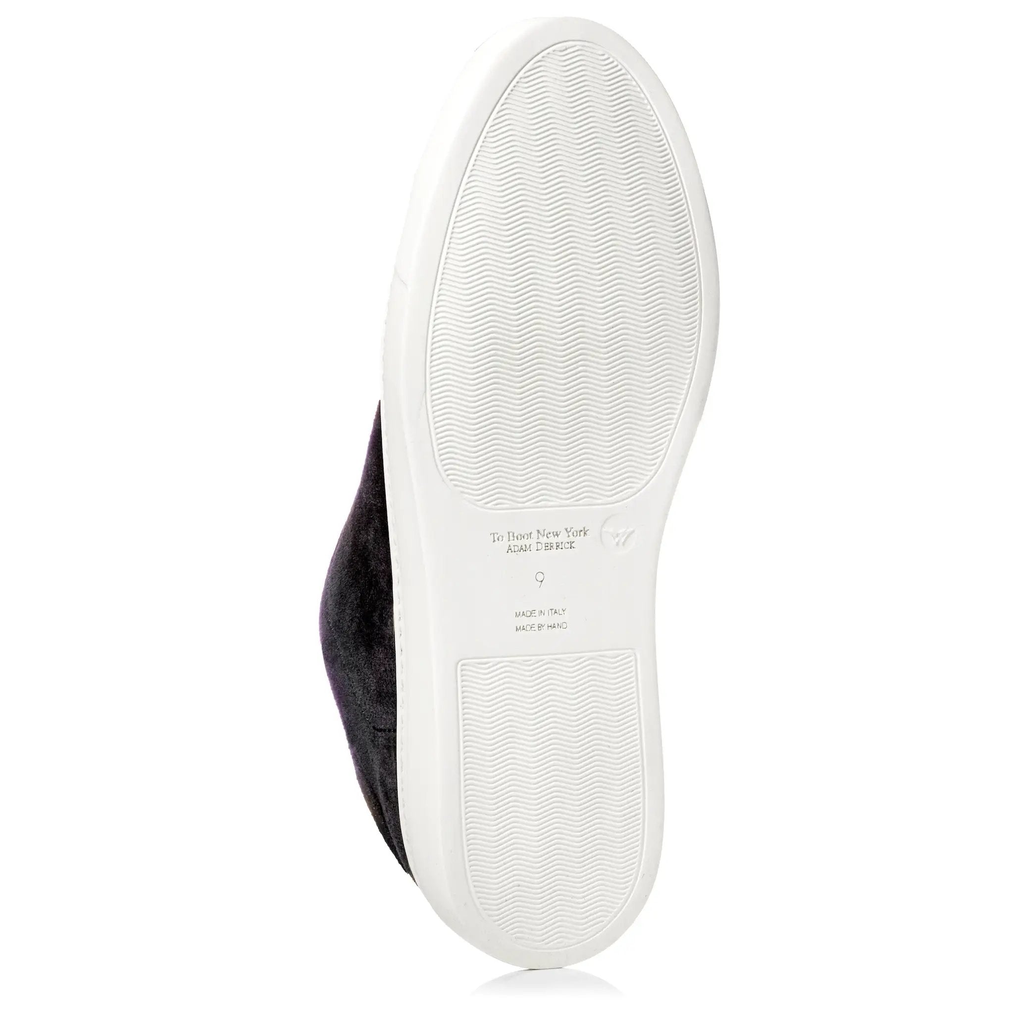 Stone Navy Suede Slip-On Sneaker by To Boot New York
