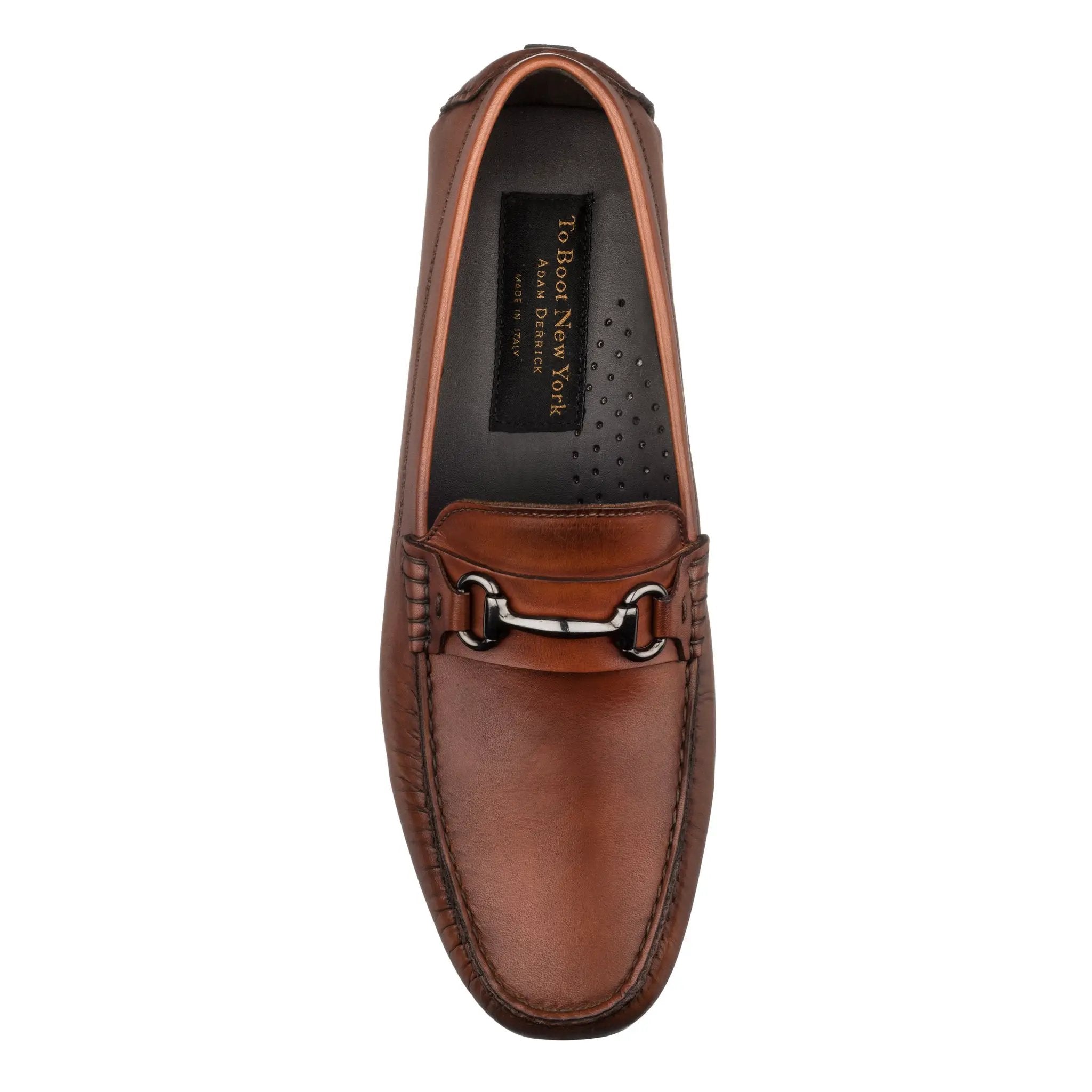 Del Amo Cognac Driving Shoe by To Boot New York