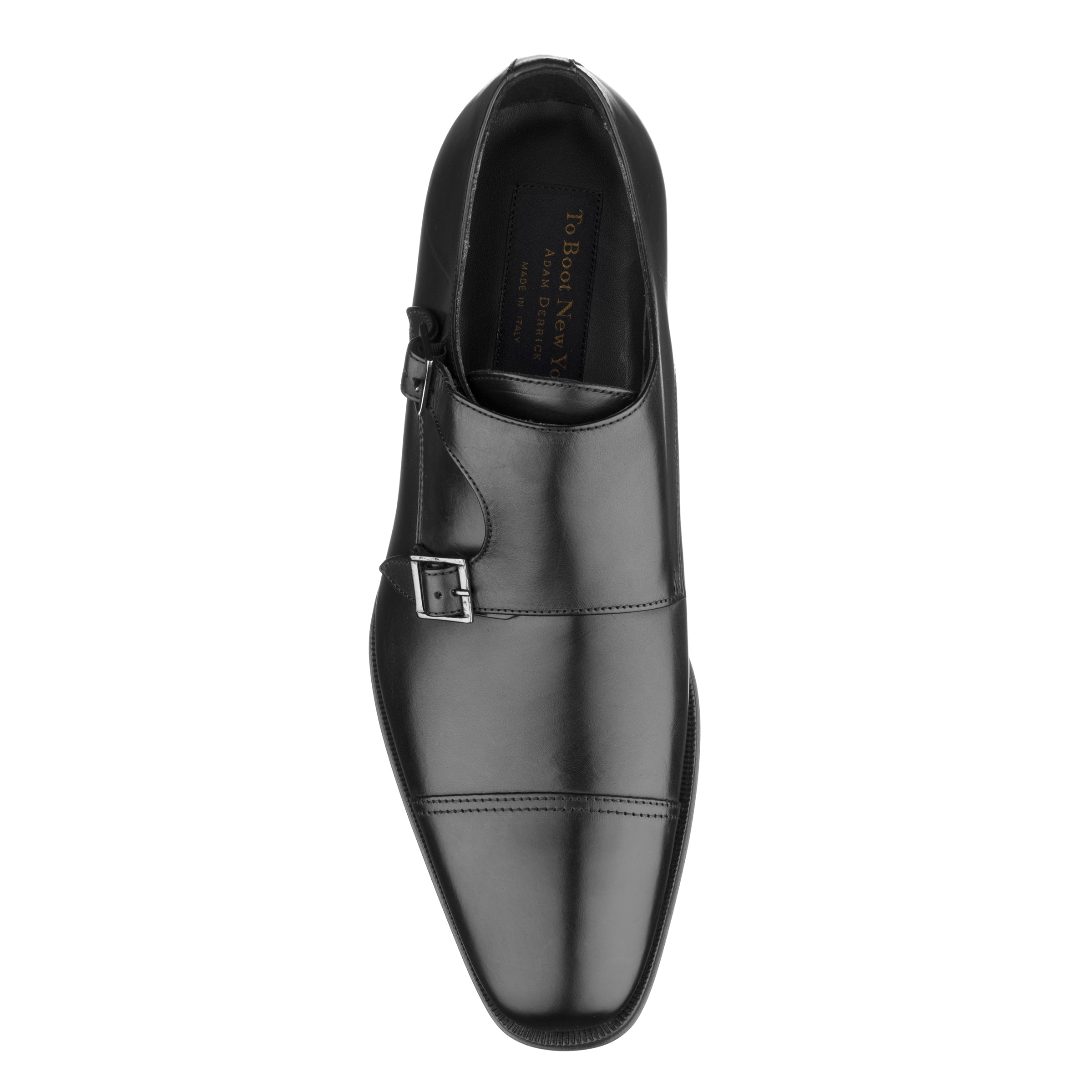 Grant Black Calf Double Monkstrap