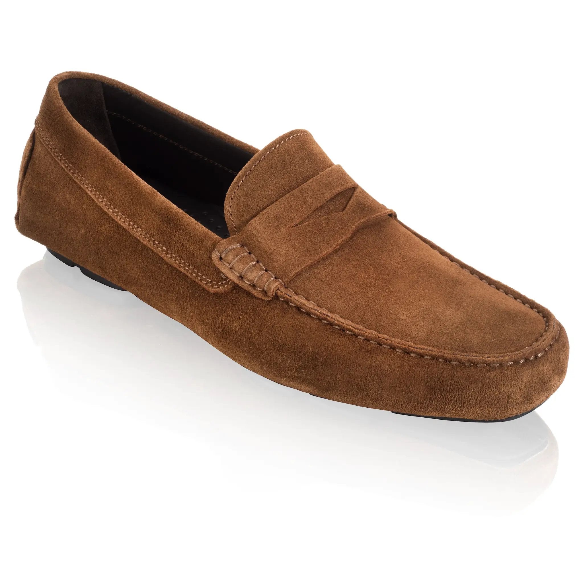 Mitchum Mid-Brown Suede Driving Shoe by To Boot New York