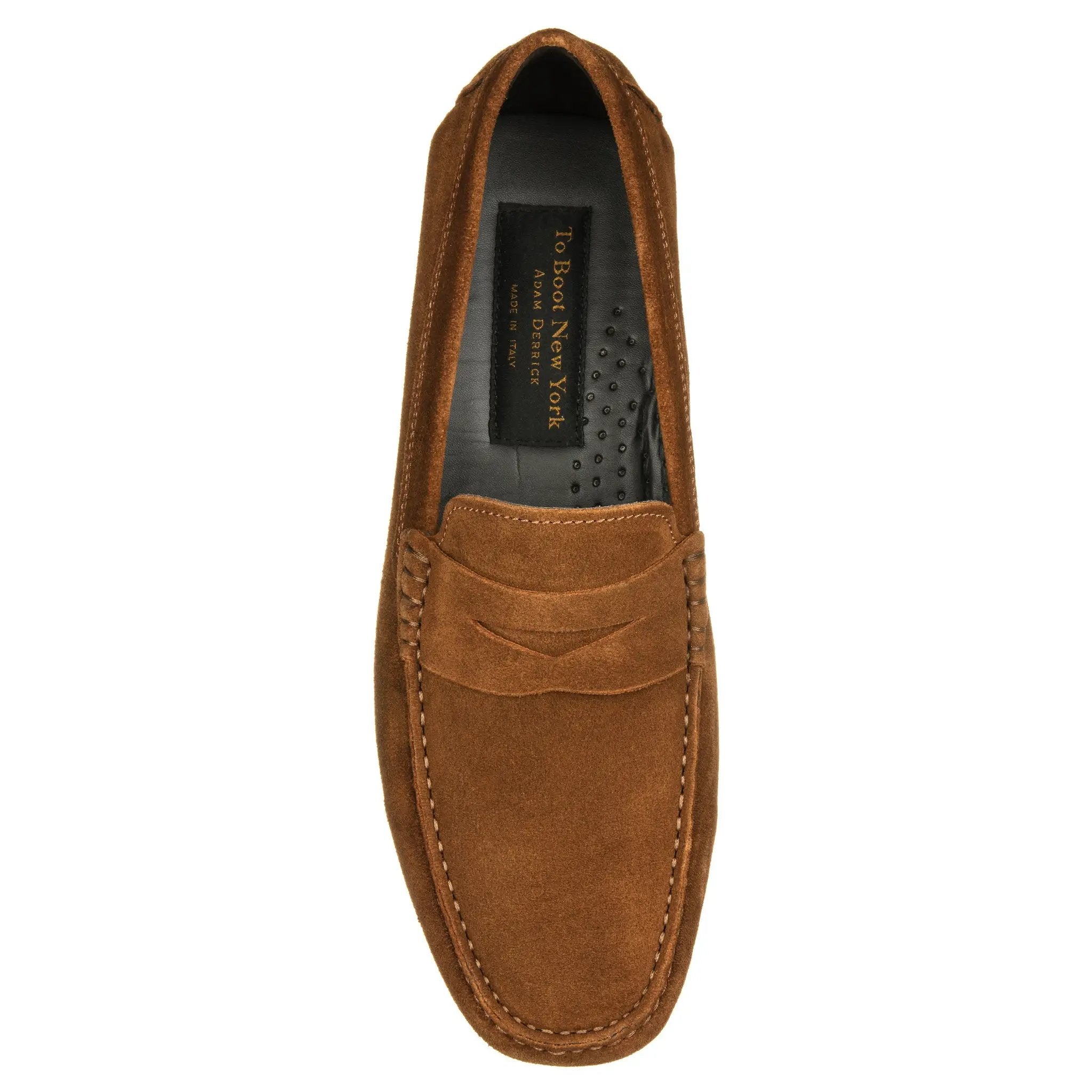 Mitchum Mid-Brown Suede Driving Shoe by To Boot New York