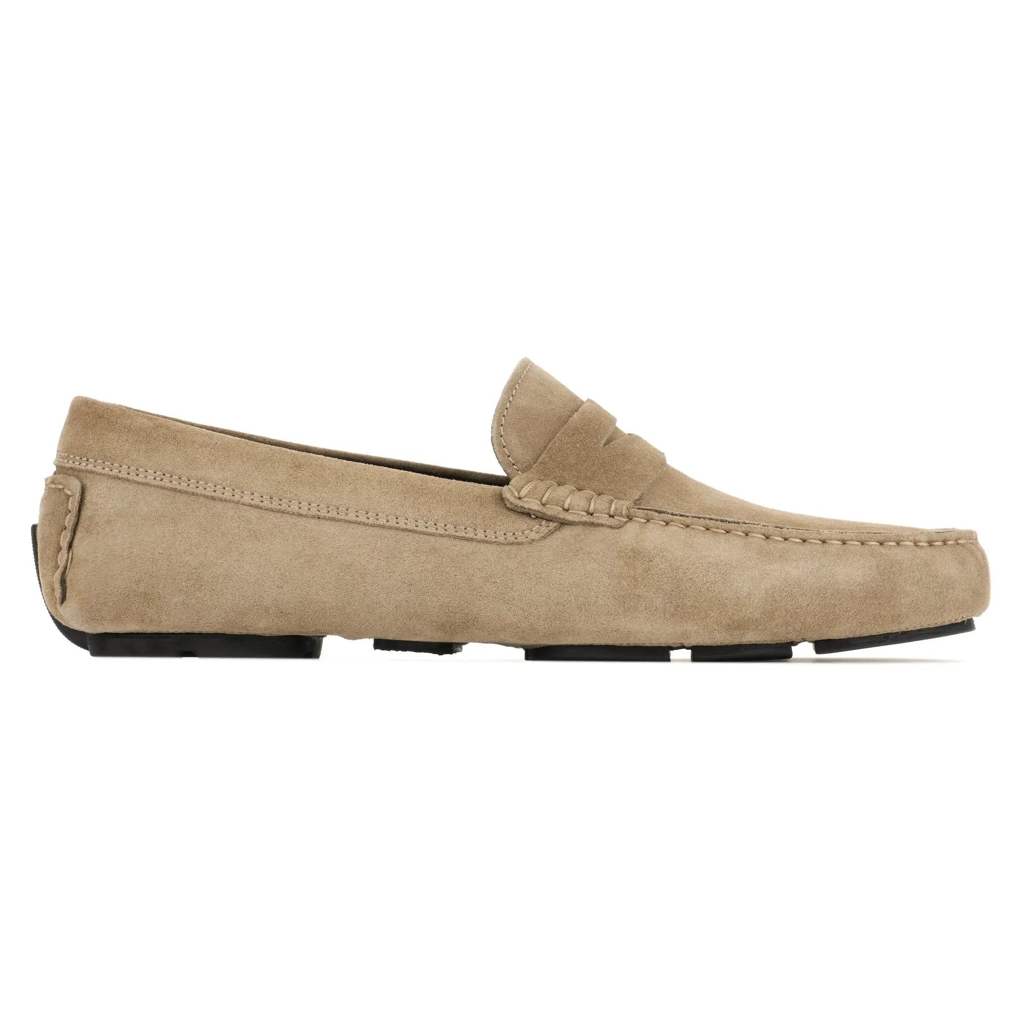 Mitchum Taupe Suede Driving Shoe by To Boot New York
