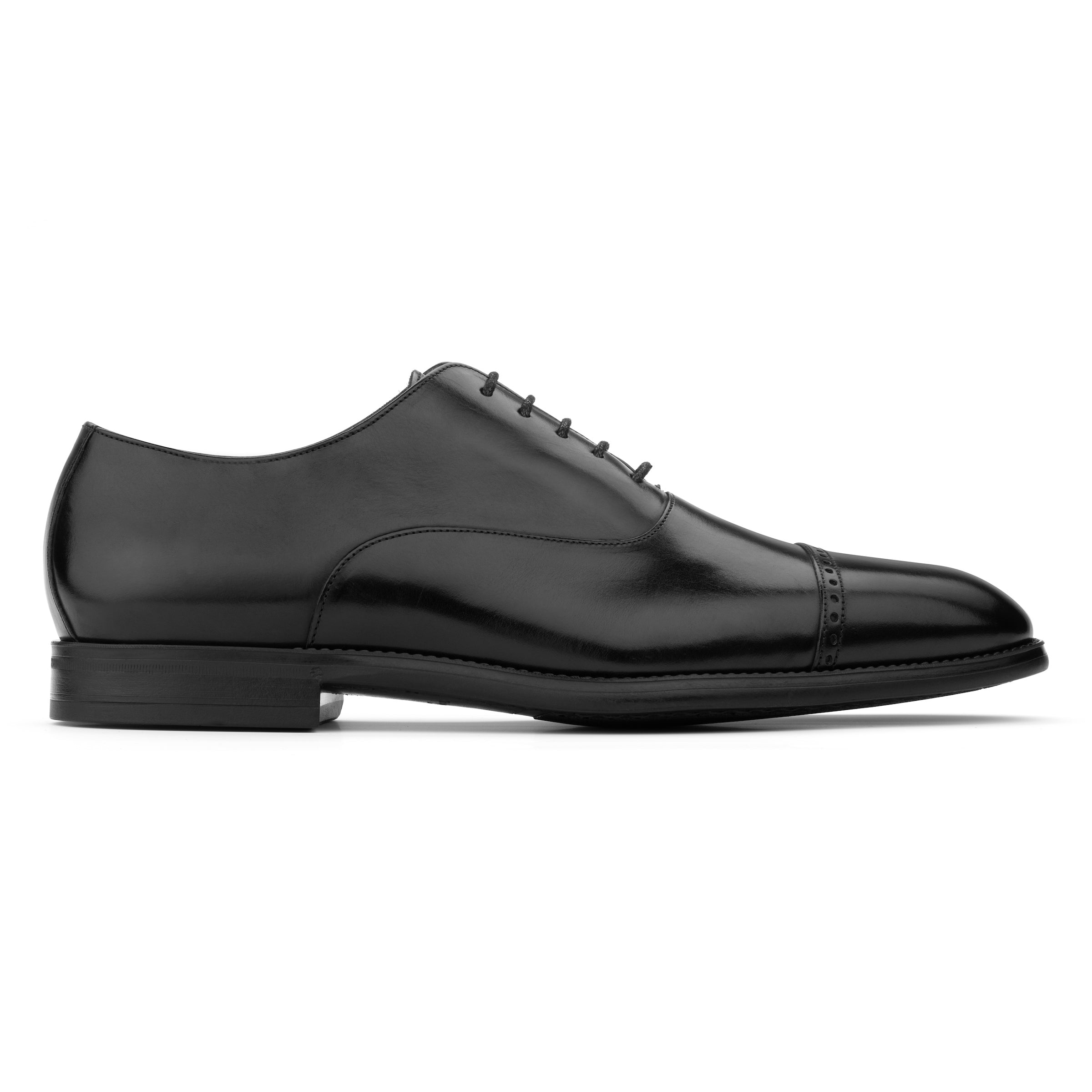 Alessio Black Cap Toe Oxford