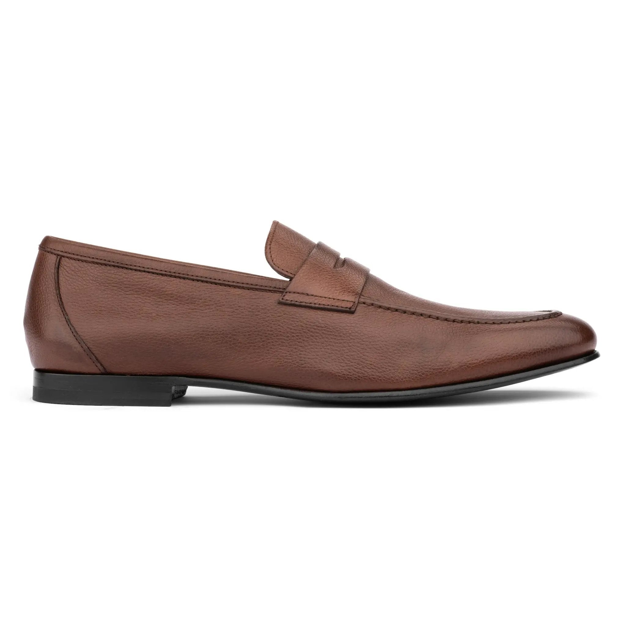 Ravello Mid Brown Calf Penny Moccasin Slip-On by To Boot New York
