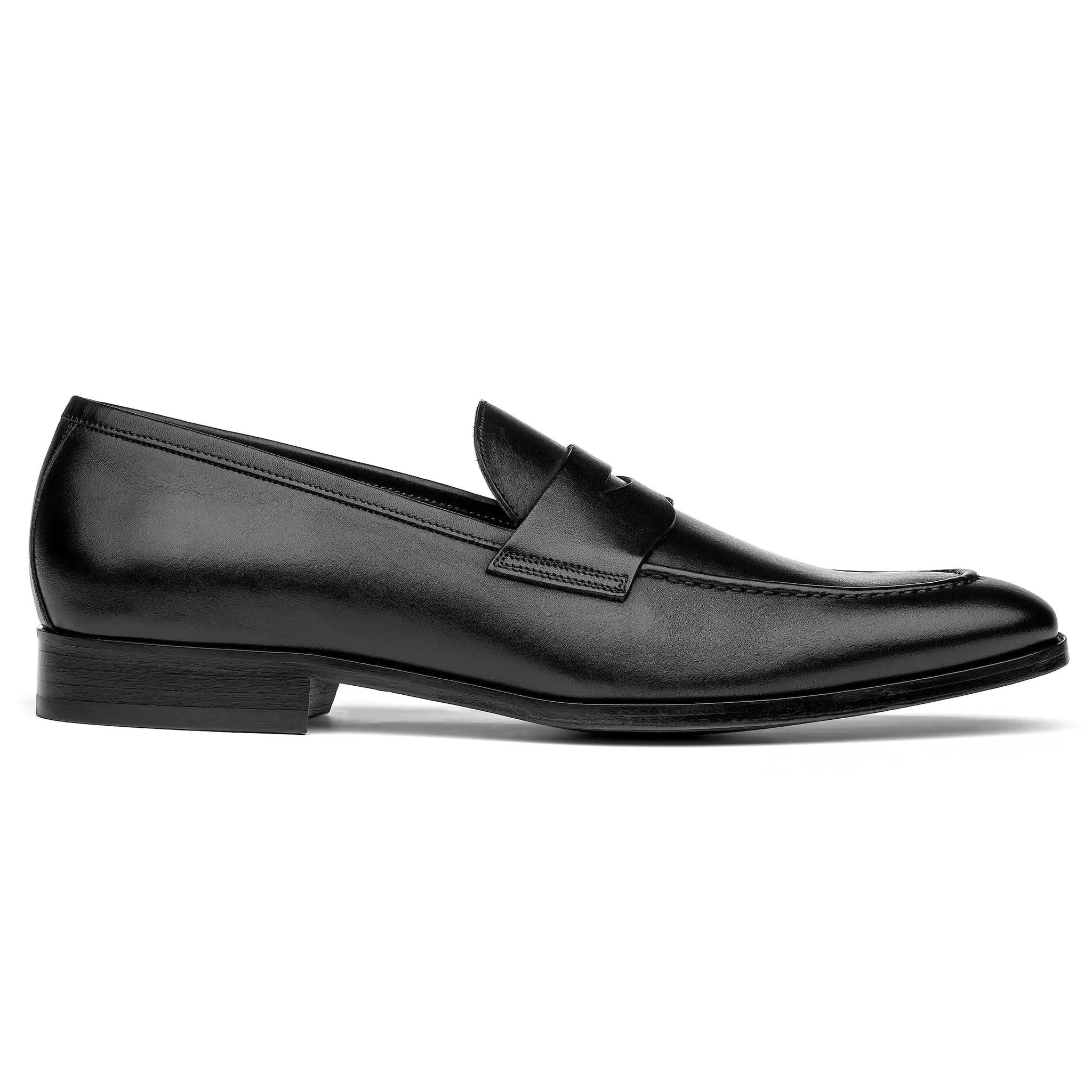 Tesoro Black Calf Slip-on Penny Loafer by To Boot New York
