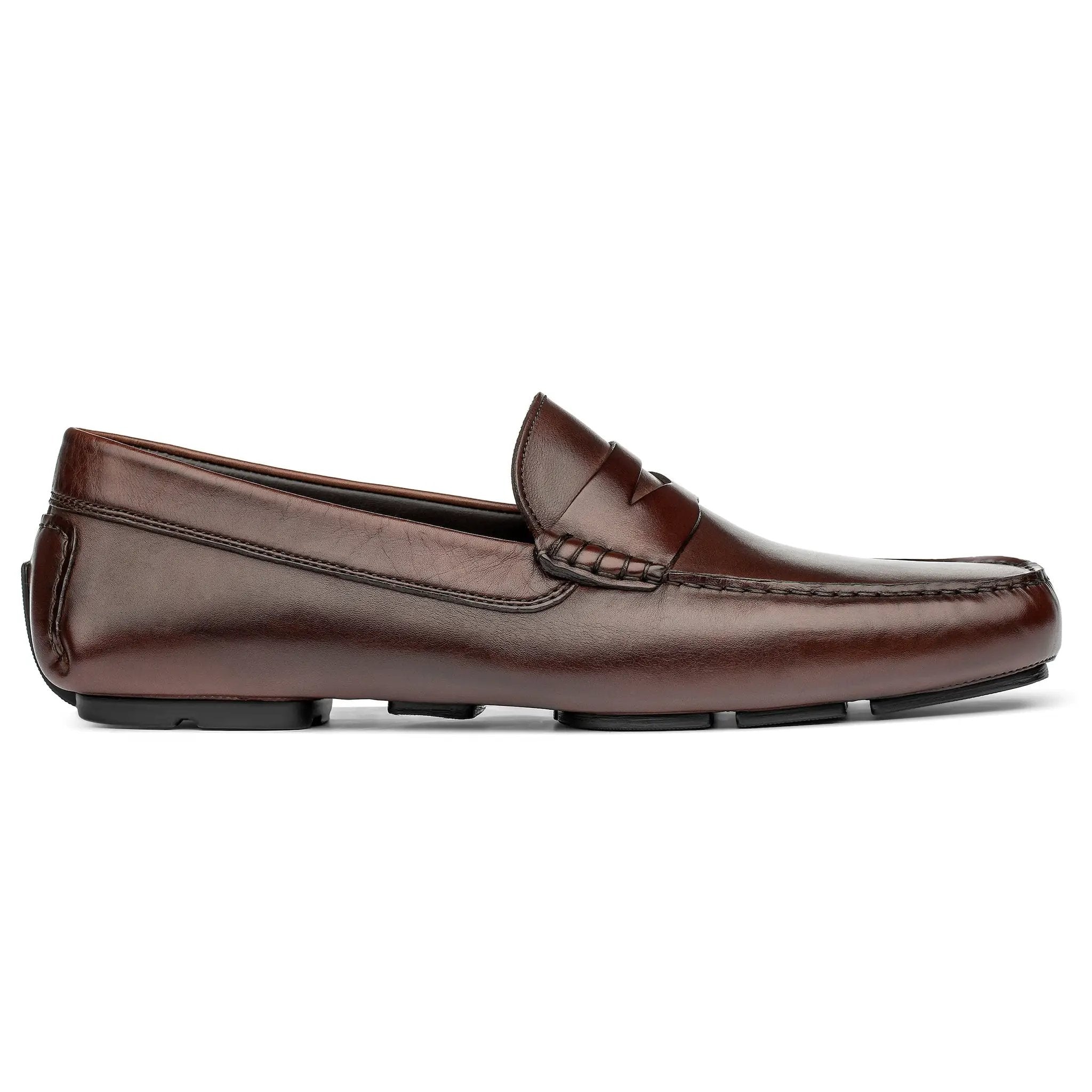 Palo Alto Dark Brown Penny Driving Loafer by To Boot New York