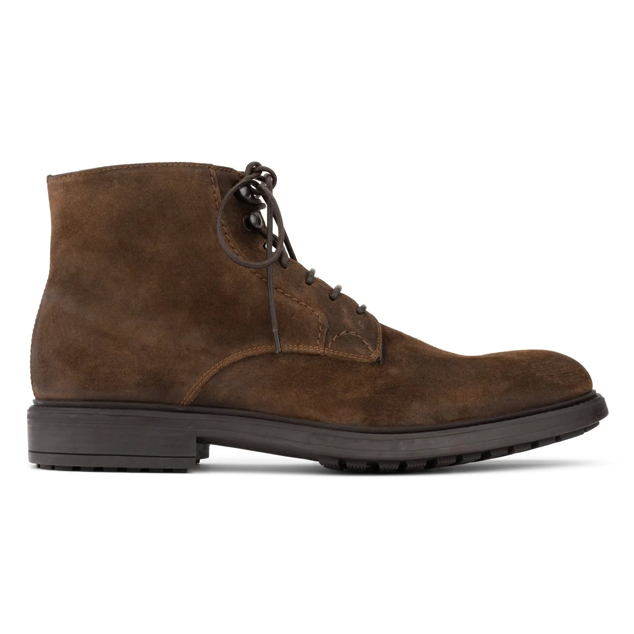Major Mid Brown Suede Lace-Up Boot by To Boot New York