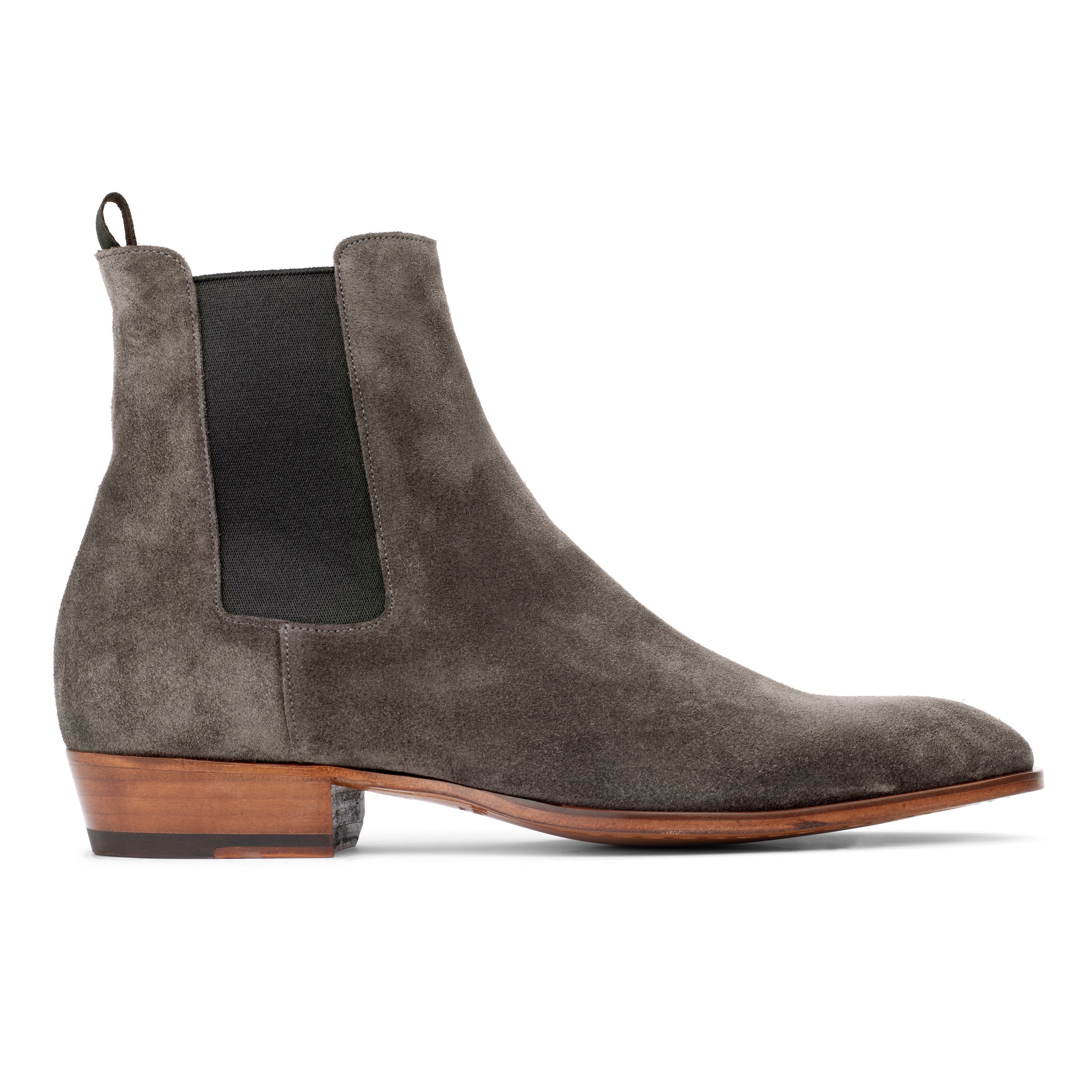 Shawn Grey Suede Chelsea Boot