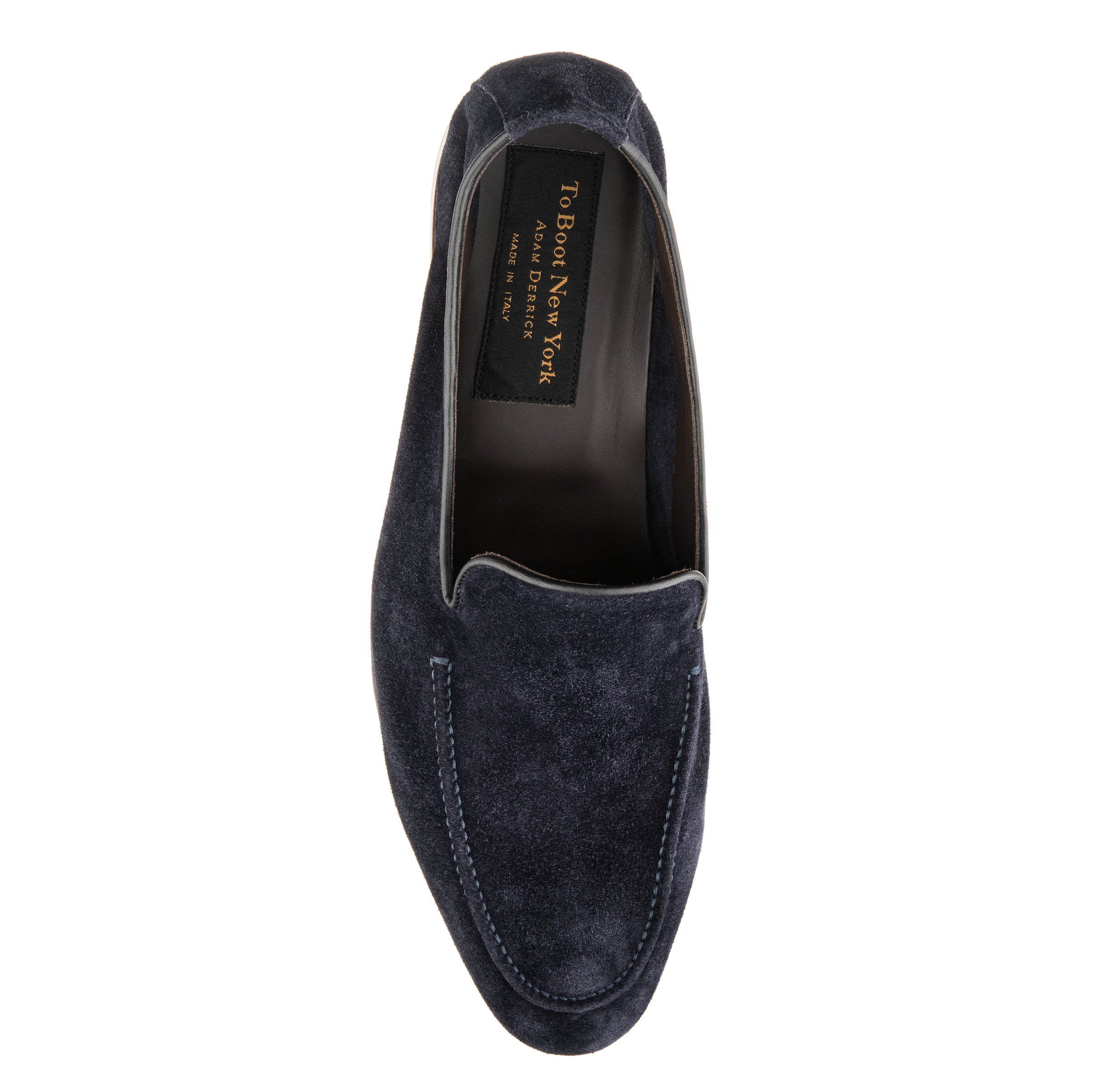 Beamon Navy Suede Slip on