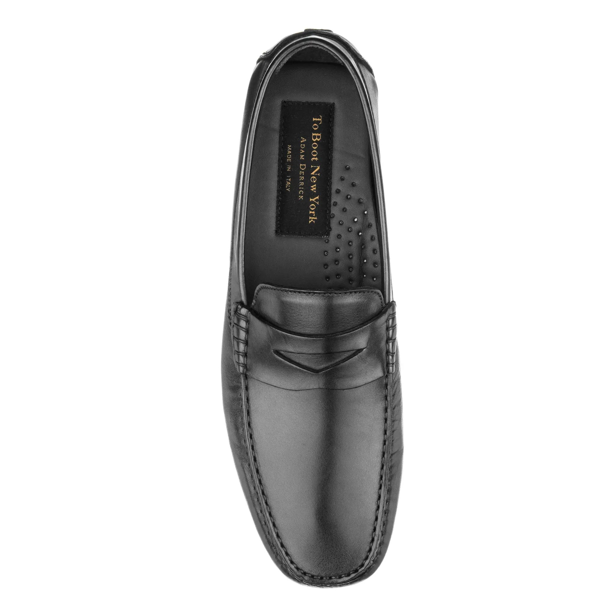 Palo Alto Black Penny Driving Loafer by To Boot New York
