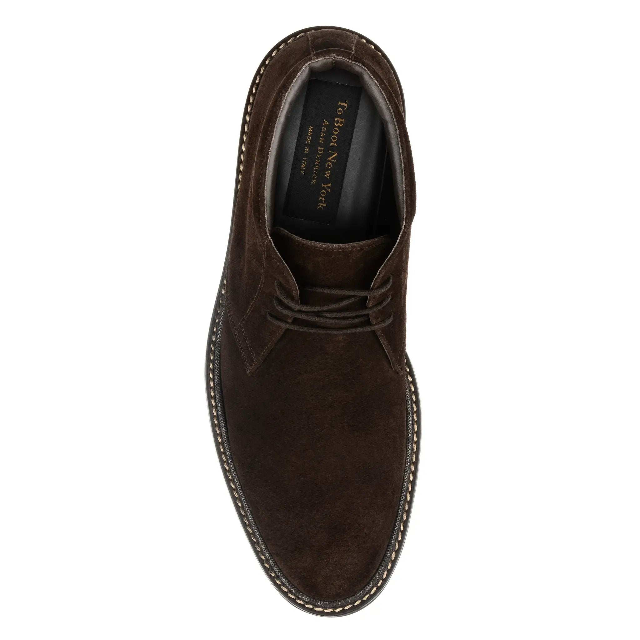 Javier Dark Brown Suede Desert Boot by To Boot New York