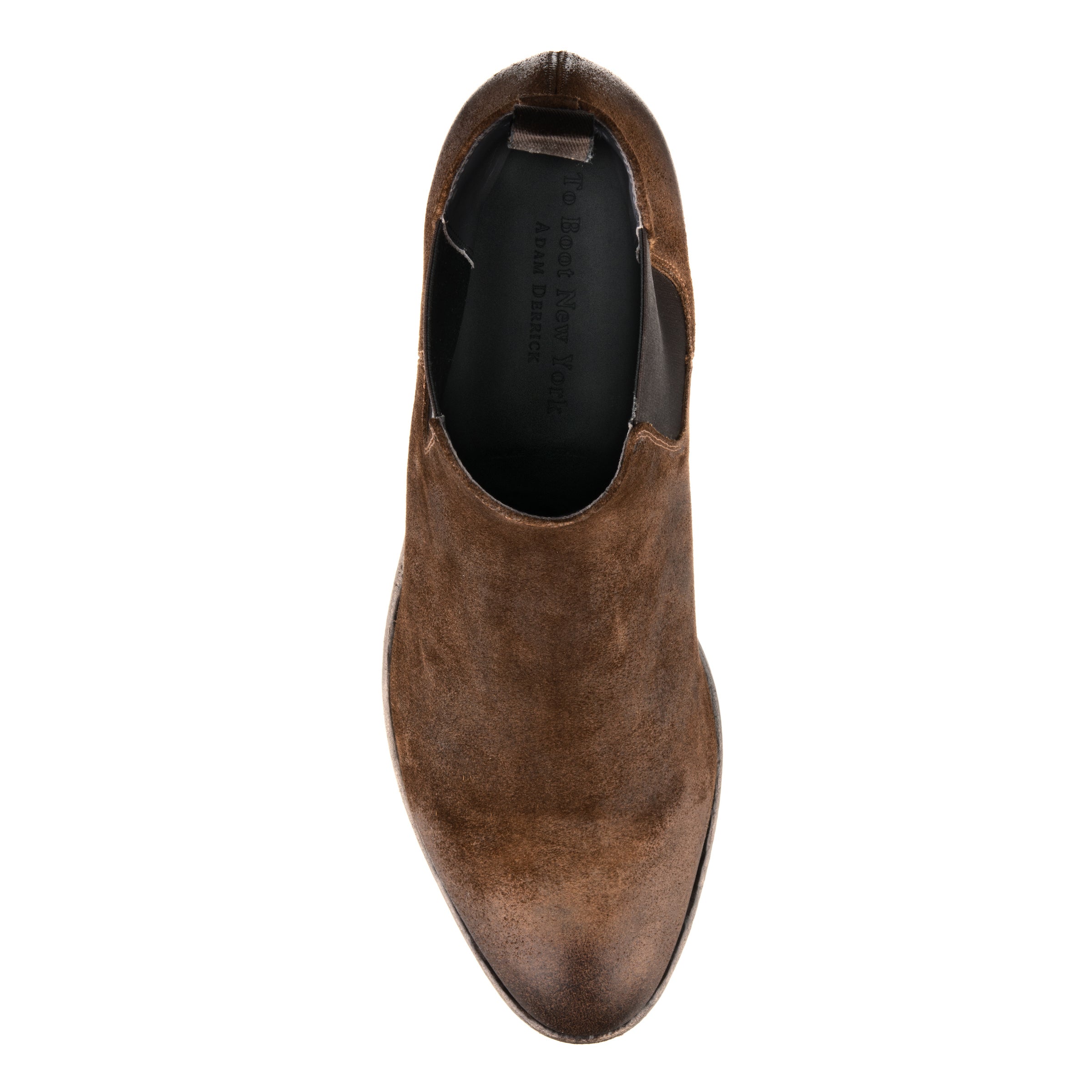 Bedell Mid Brown Waxed Suede Chelsea Boot