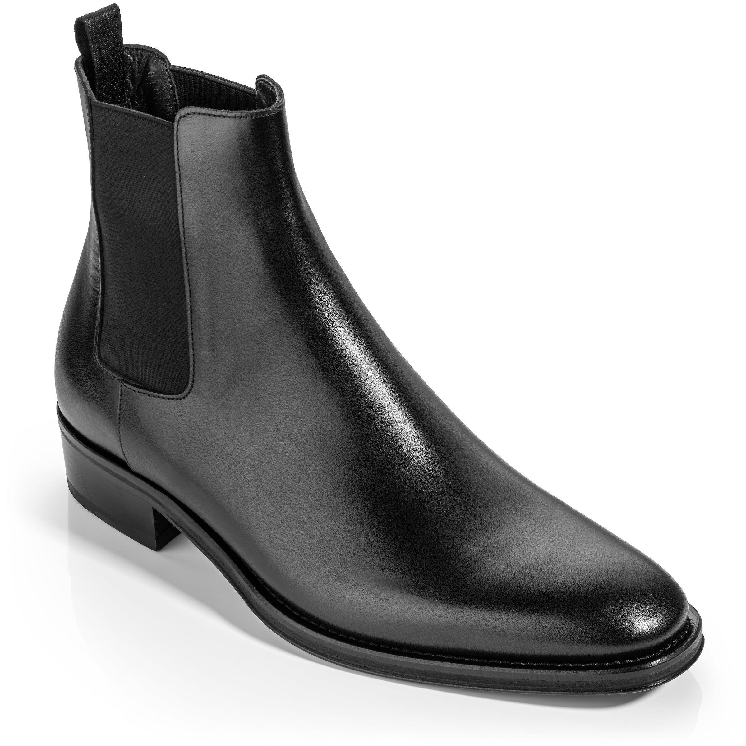 Erikson Black Calf Chelsea Boot