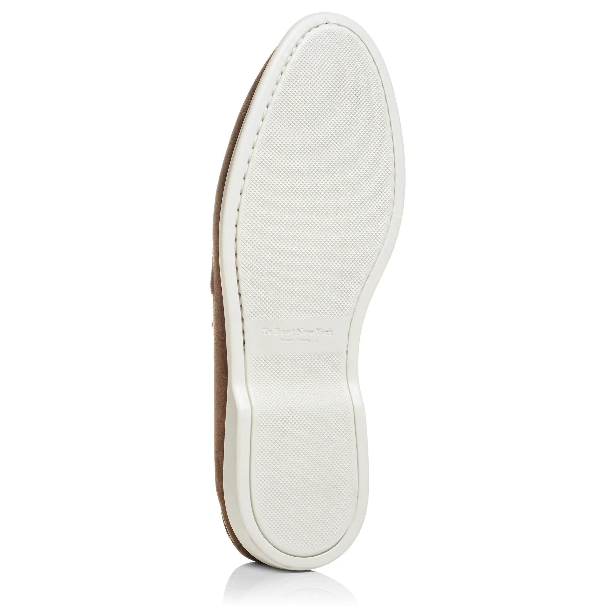 Montage Mid Brown Suede Slip-On Loafer by To Boot New York