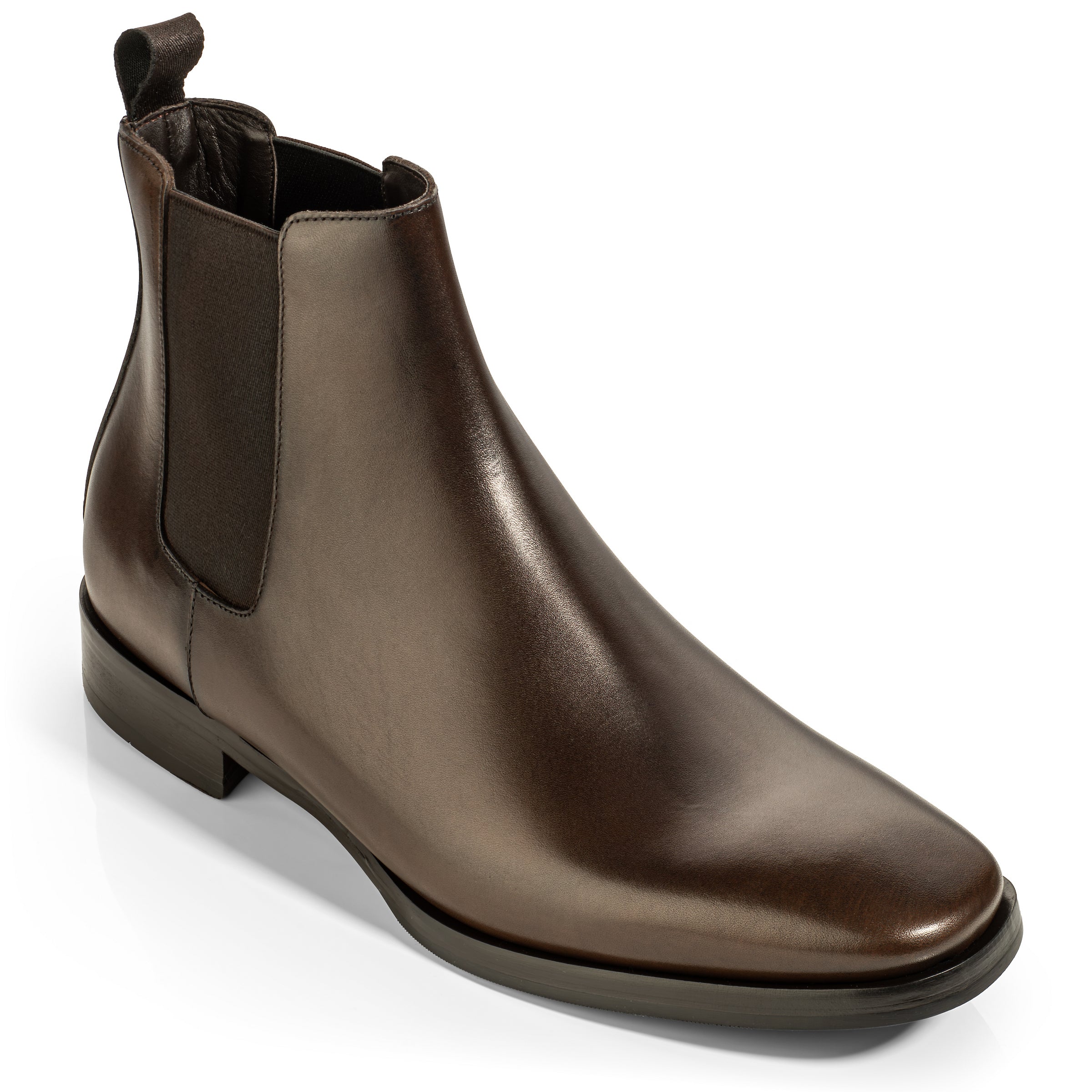 Christophe Dark Brown Calf Leather Chelsea Boot
