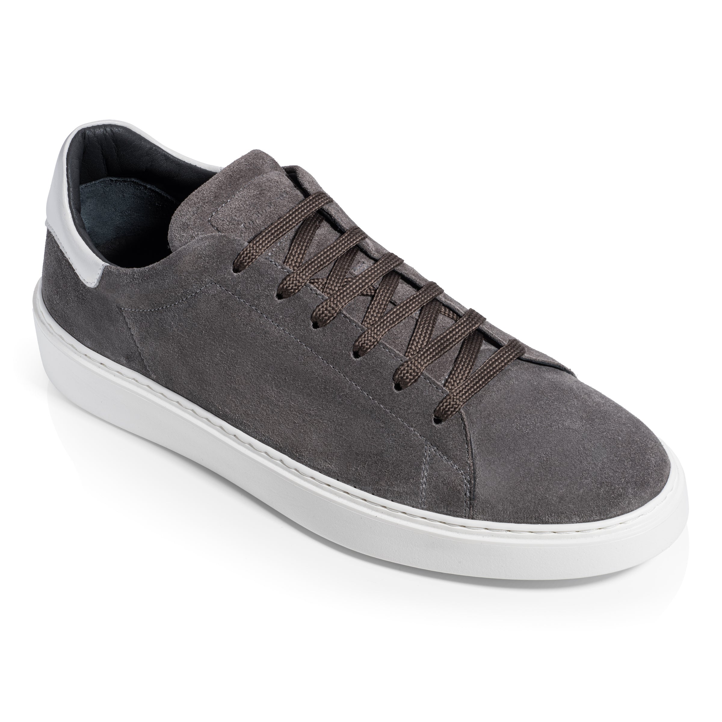 Mathis Stone Grey Suede Sneaker