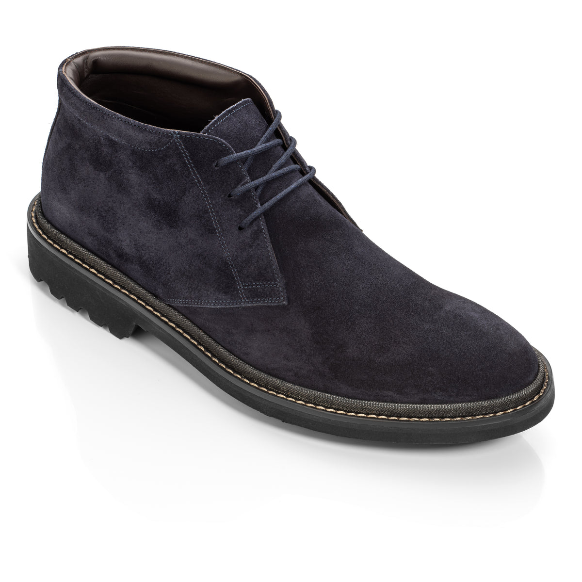 Navy desert shoes best sale