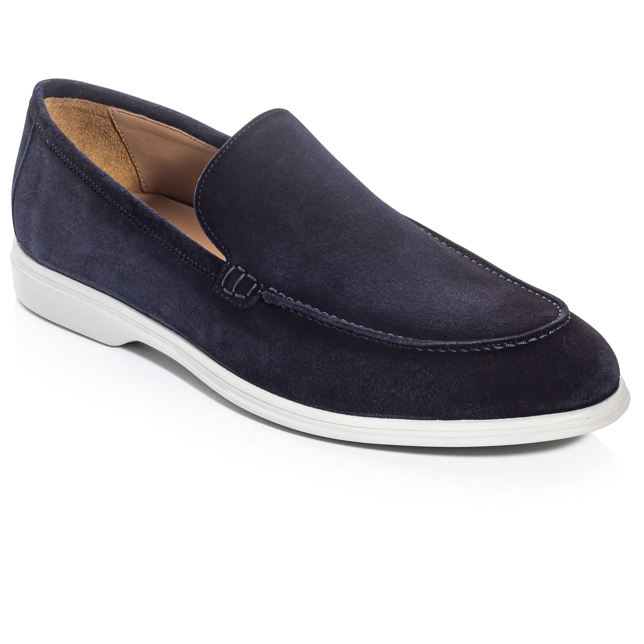 Montage Navy Suede Slip-On Loafer by To Boot New York