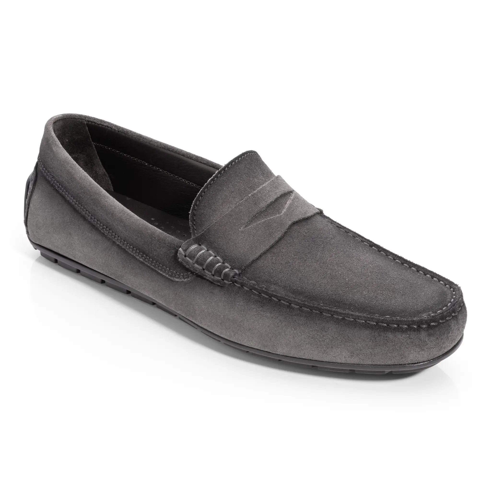 Adelaide Grey Aero Suede Driving Shoe by To Boot New York
