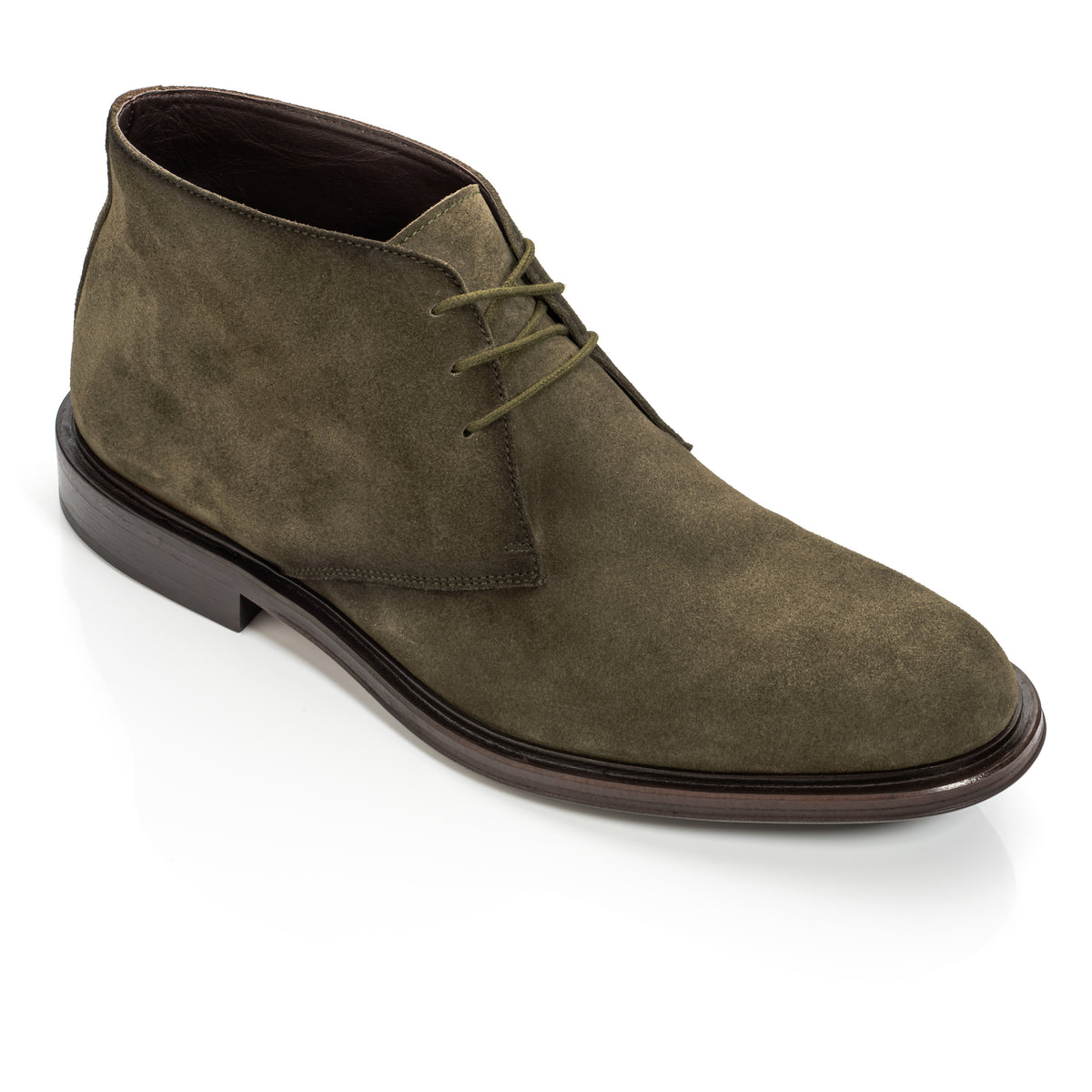 Richard Olive Aero Suede Chukka Boot