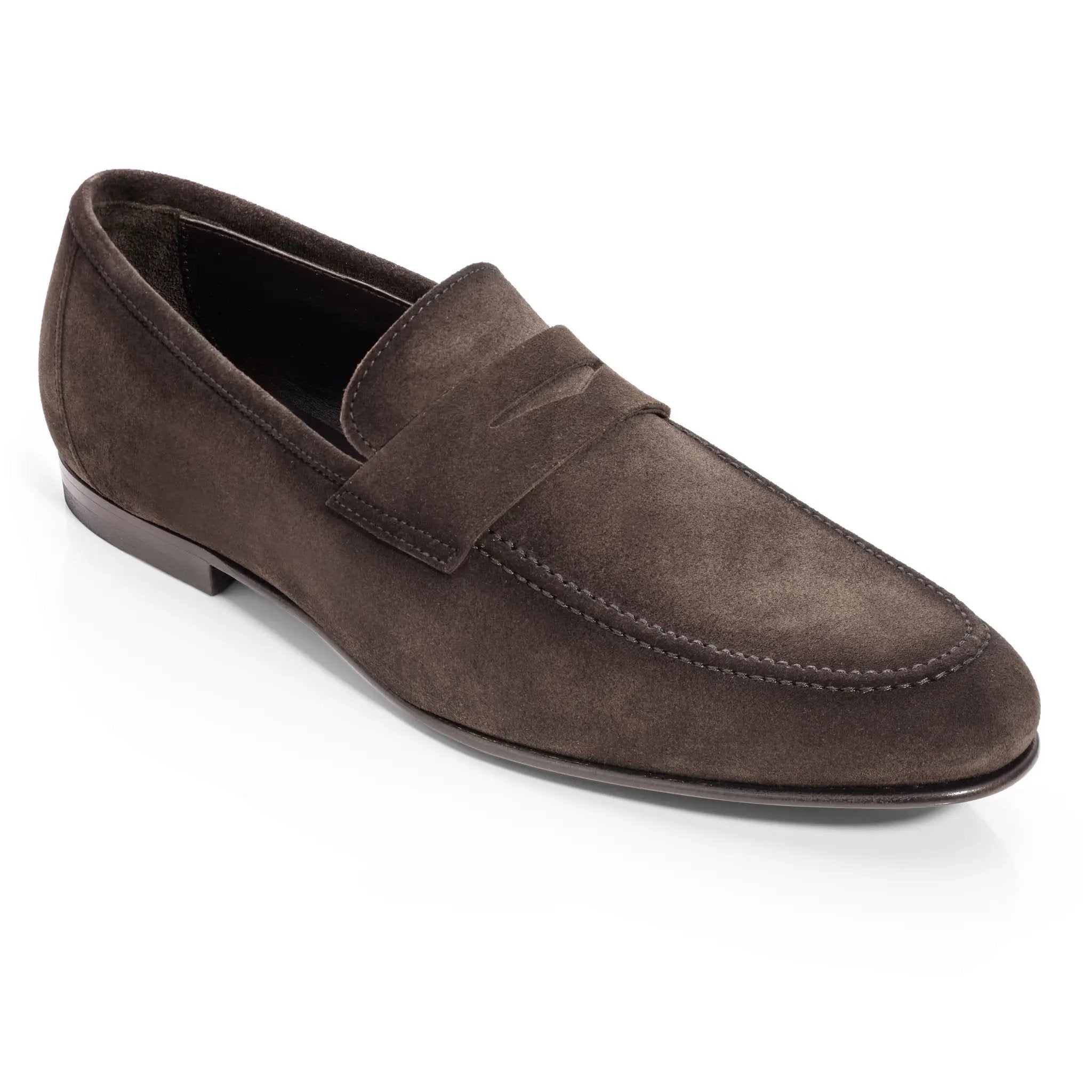 Aldrin Brown Aero Suede Penny Loafer by To Boot New York