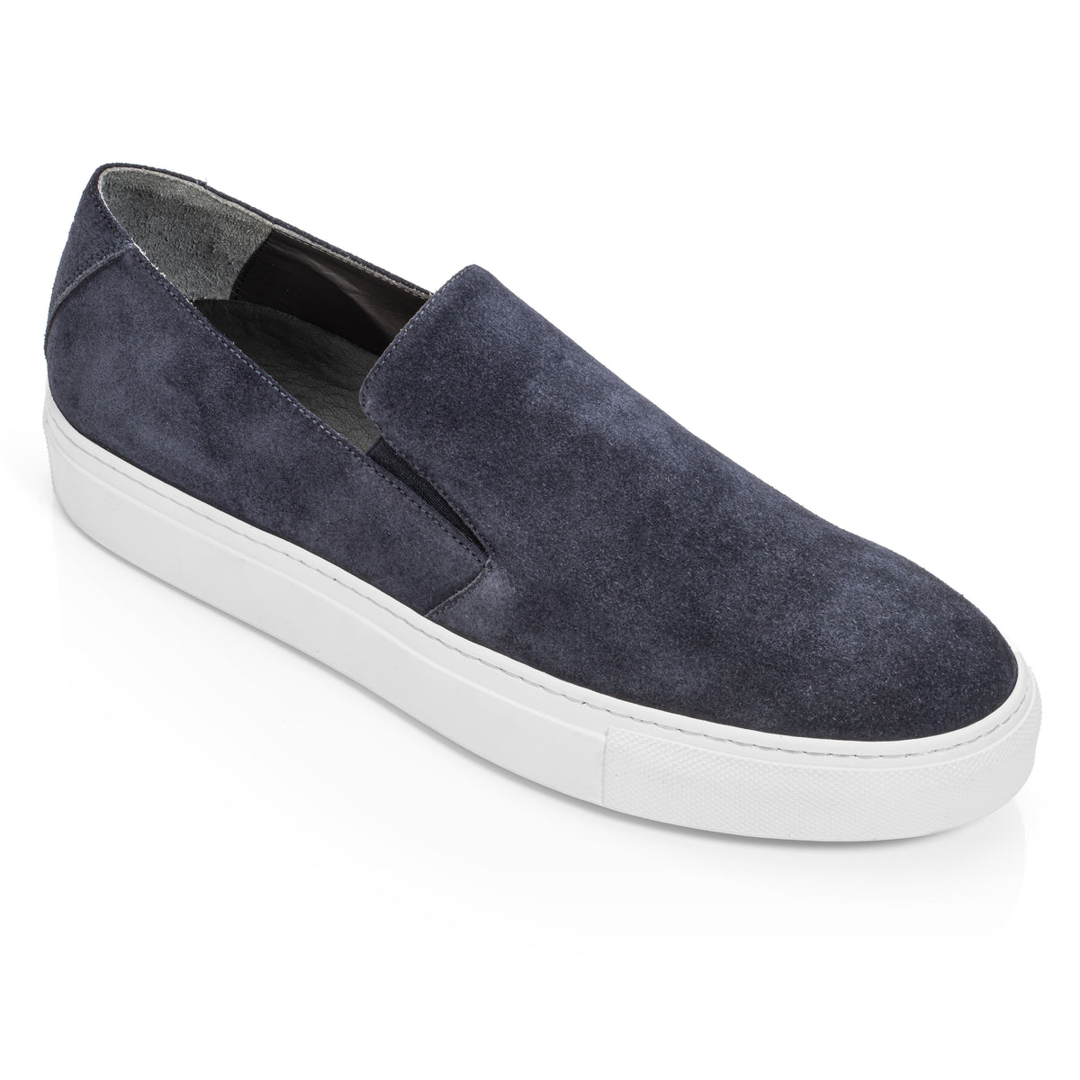 Foreman Blue Suede Slip On Sneaker