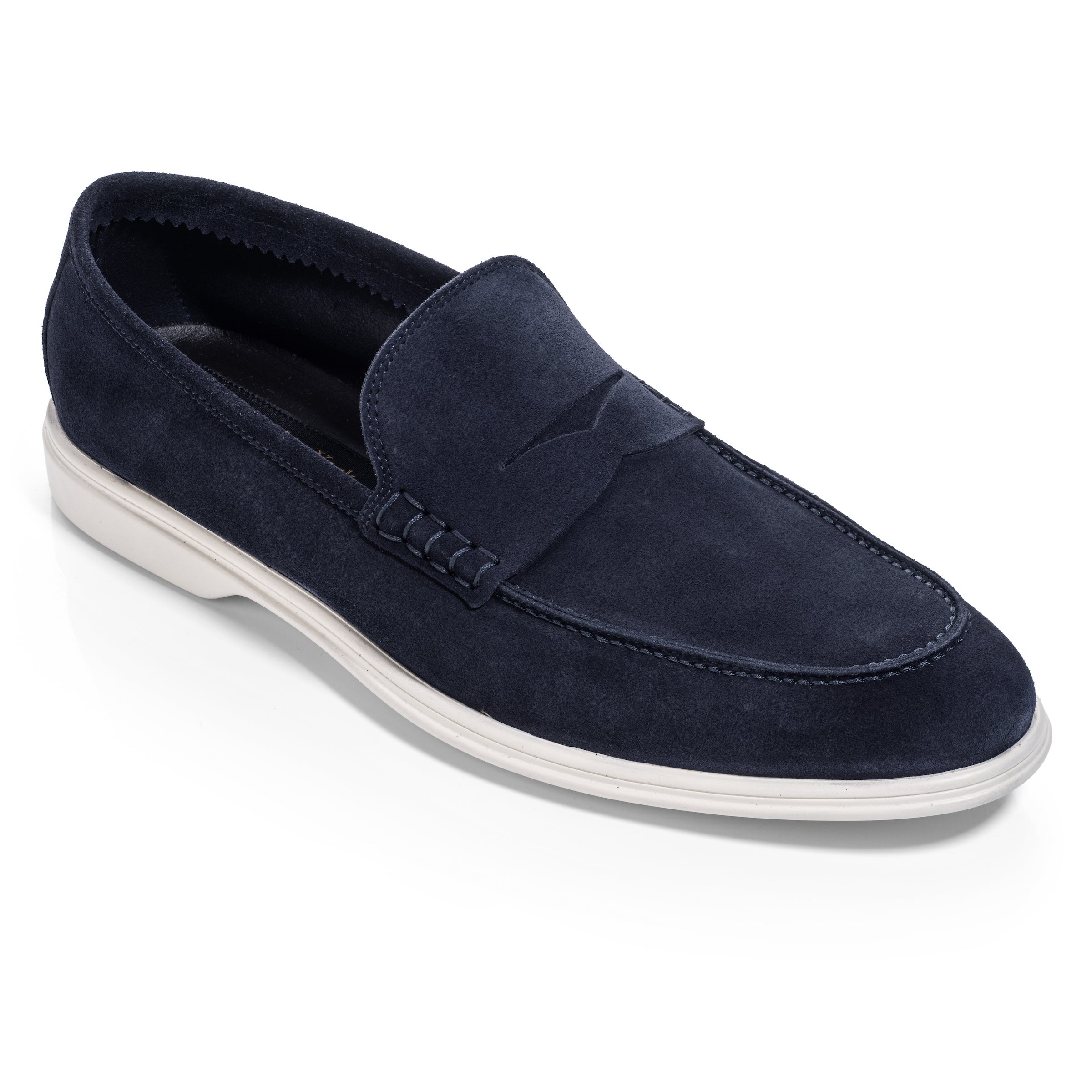 Browne Blue Suede Penny Slip On