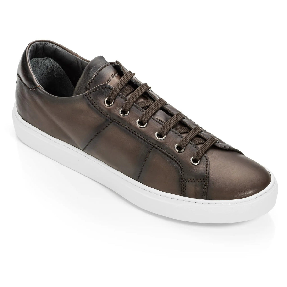 Colton Sneaker by TO BOOT NEW YORK size11.5.s59 Colton Dark Brown Nappa Calf Sneaker main image 2