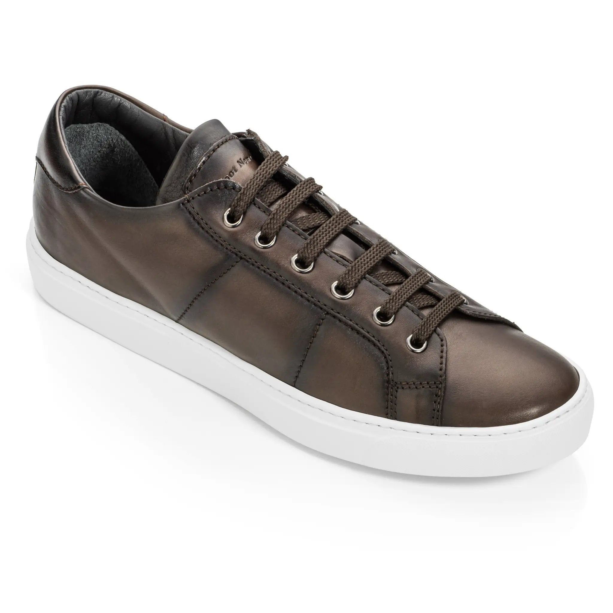Colton Dark Brown Nappa Calf Sneaker by To Boot New York