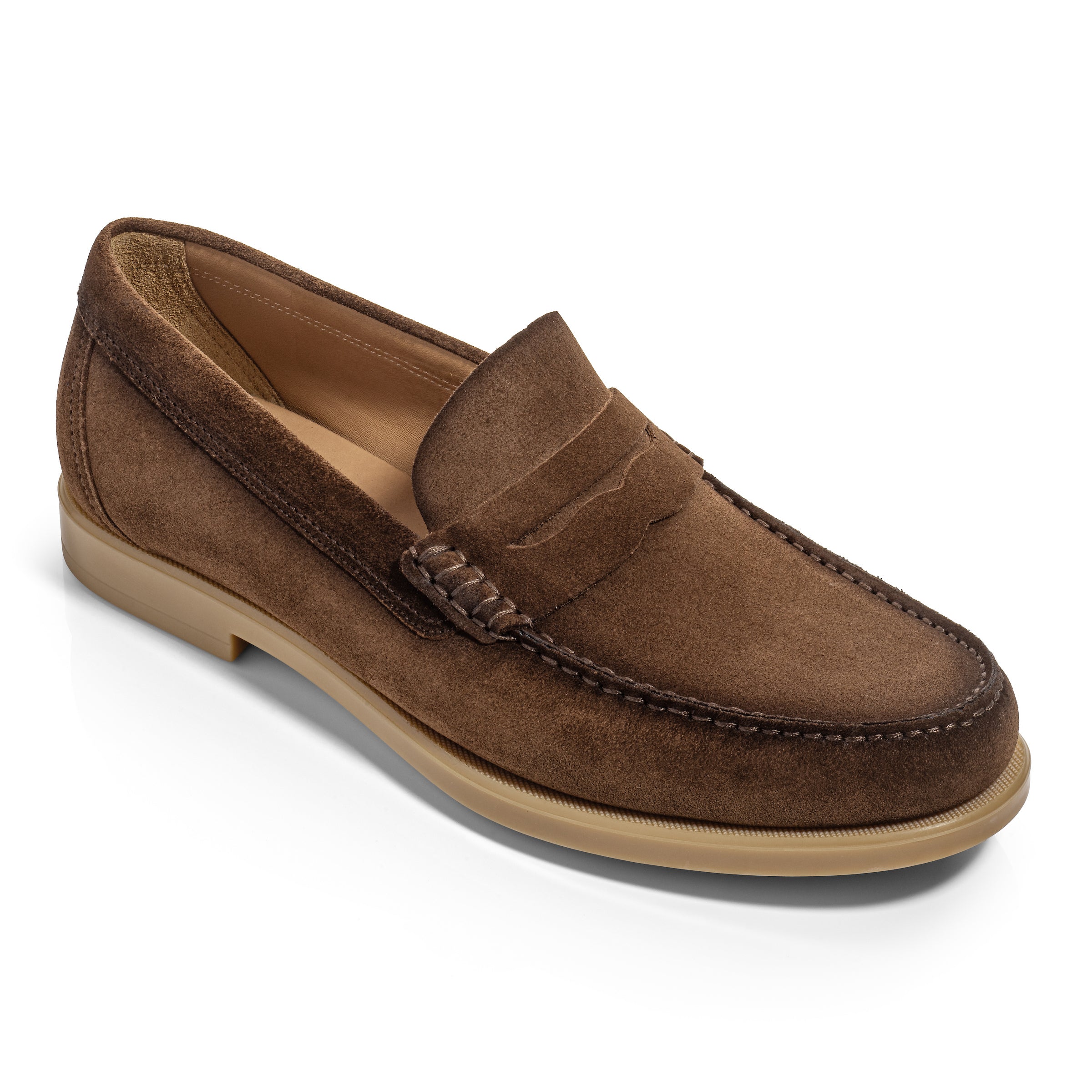 Bennett Brown Suede College Penny Loafer