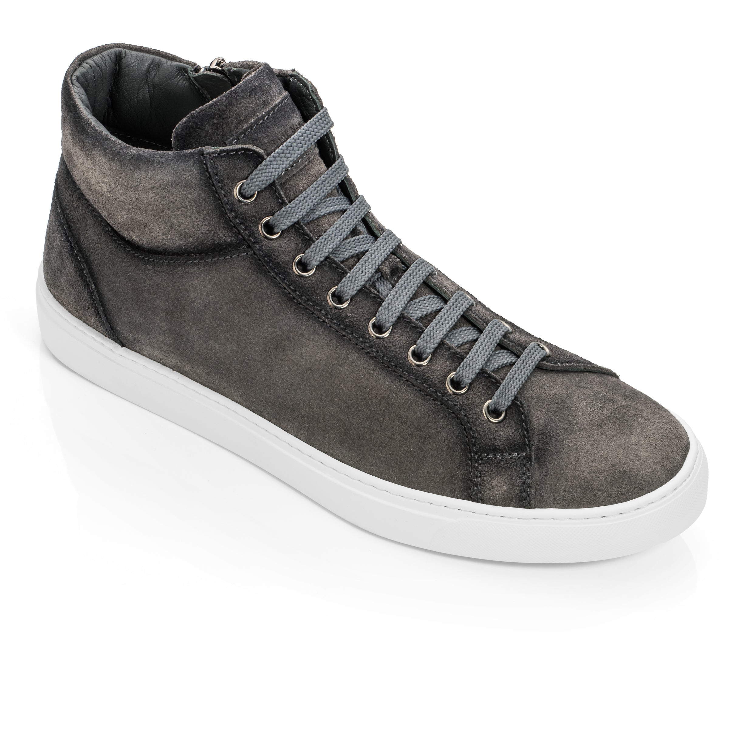 Grey suede high tops sale