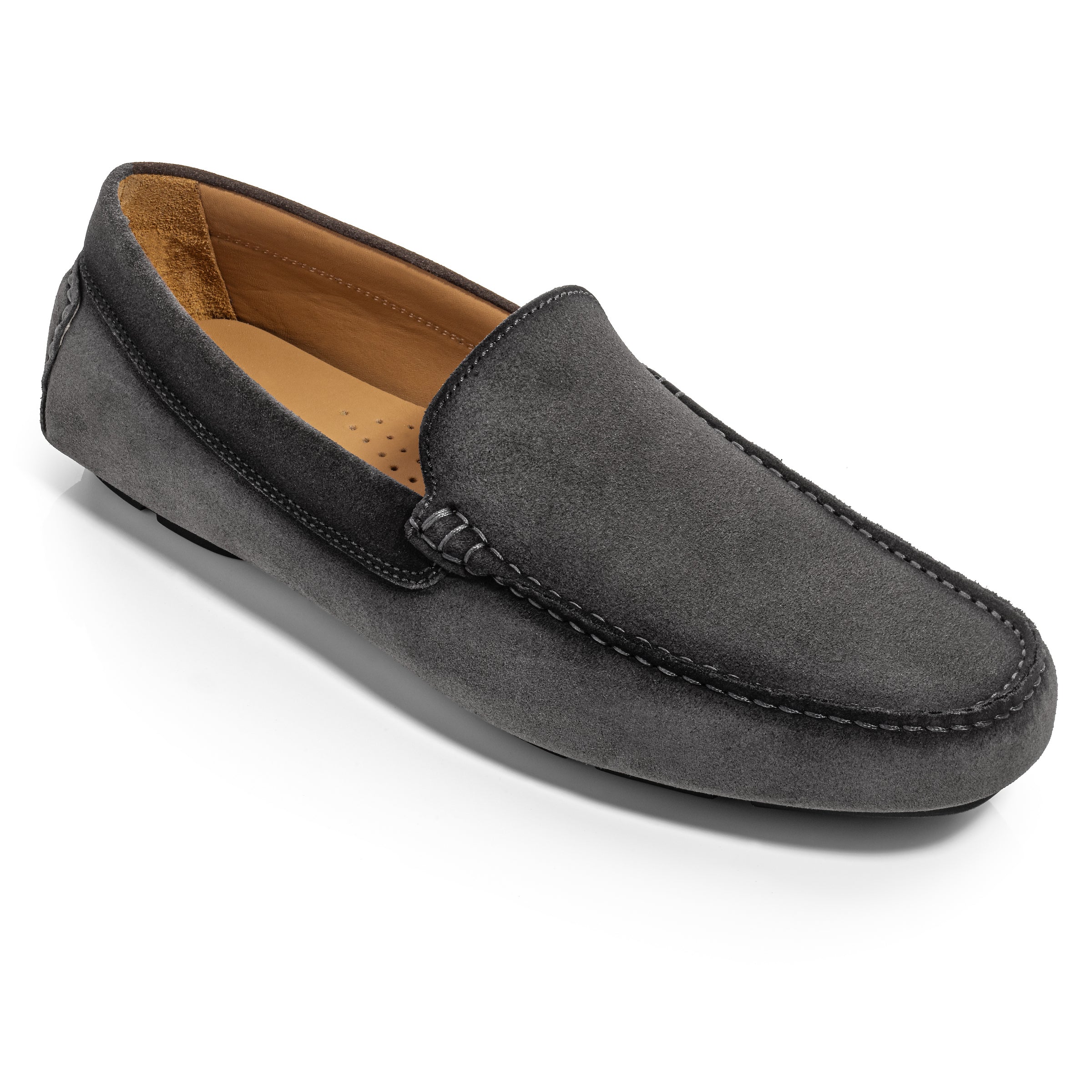 Marin Grey Aero Suede Venetian Driving Shoe
