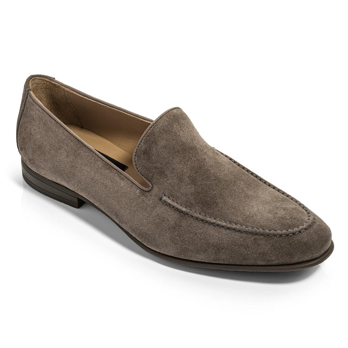 Sonoma Grey Calf Suede Men's Slip-On Loafer